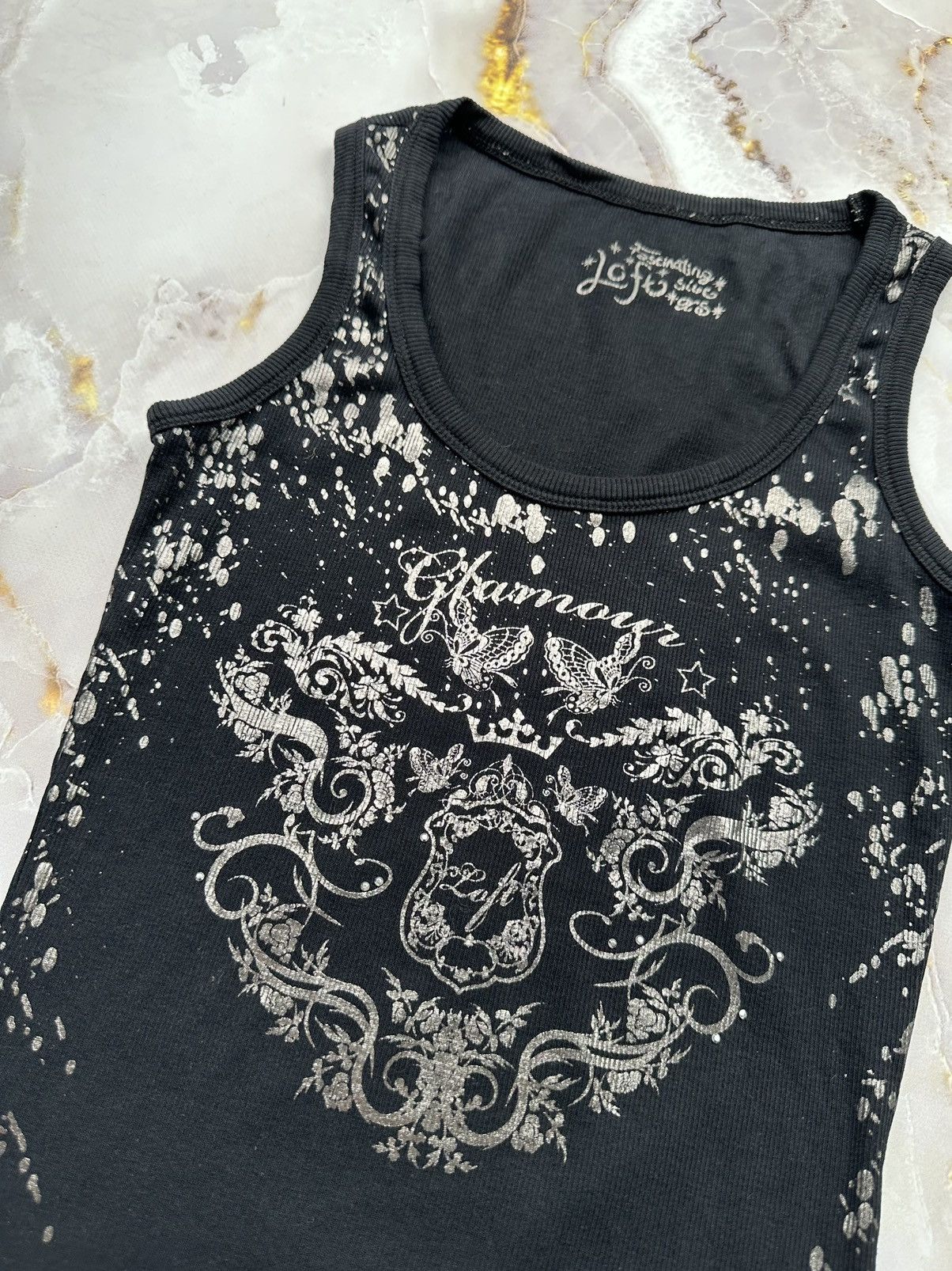 Japanese Brand Vintage Printed Tank Top Size XS / US 0-2 / IT 36-38 - 4 Thumbnail