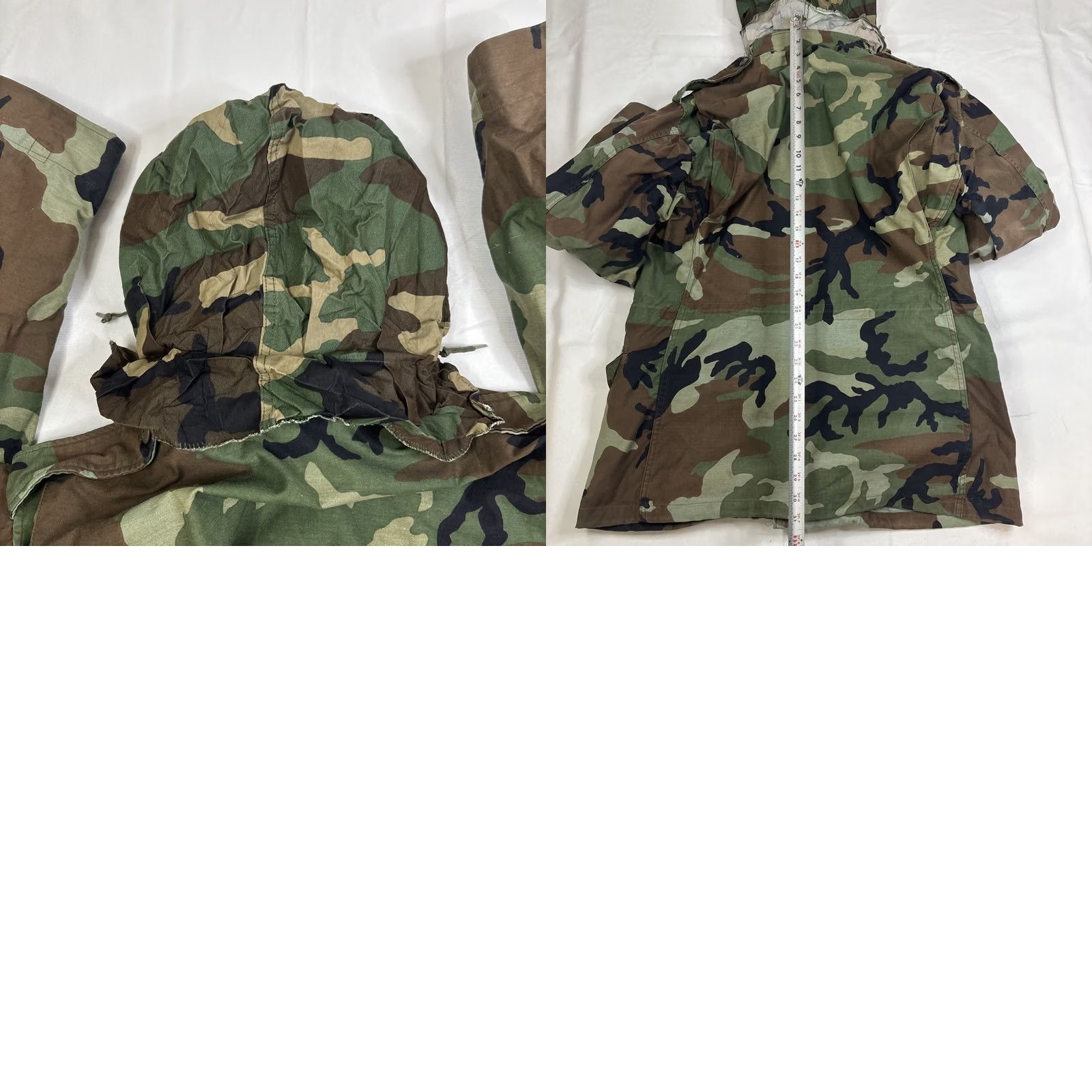 Alpha Industries Alpha Industries Jacket Full Zip Men's M Green Woodland Military Long Cotton Blend Jacket Size US M / EU 48-50 / 2 - 8 Thumbnail