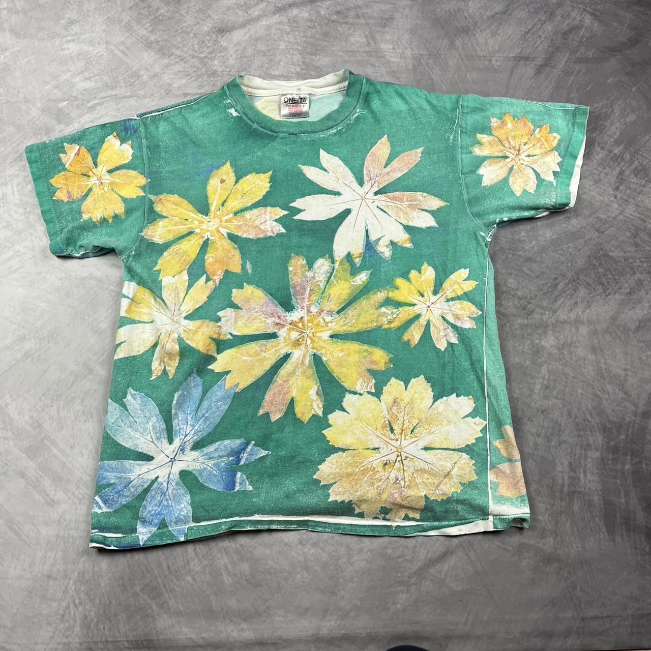 Designer Vintage flower all over print shirt Size US L / EU 52-54 / 3 - 1 Thumbnail