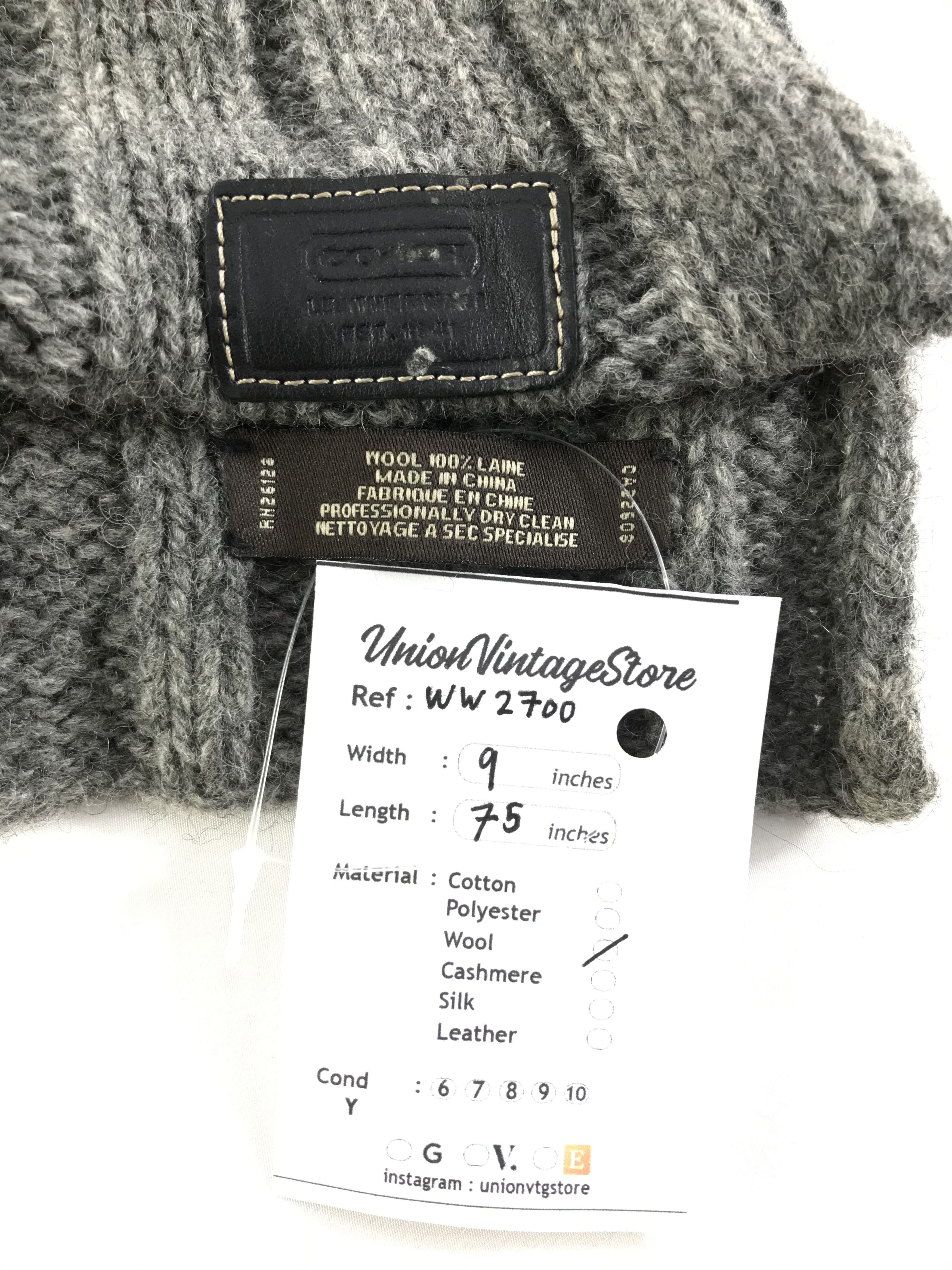 Coach Vintage Coach Scarf / Muffler / Neckwear - WW2700 Size ONE SIZE - 4 Thumbnail