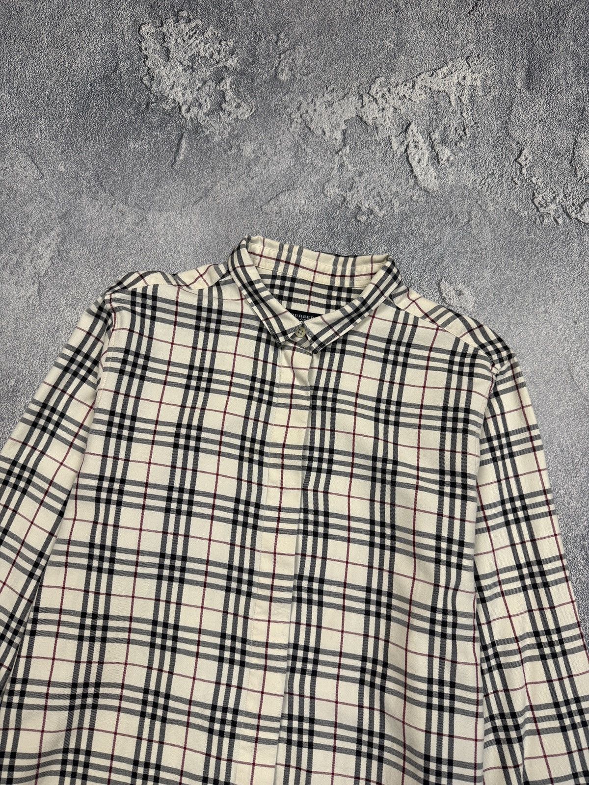 Burberry Vintage Burberry Monogram Cell Shirt Size US M / EU 48-50 / 2 - 5 Thumbnail