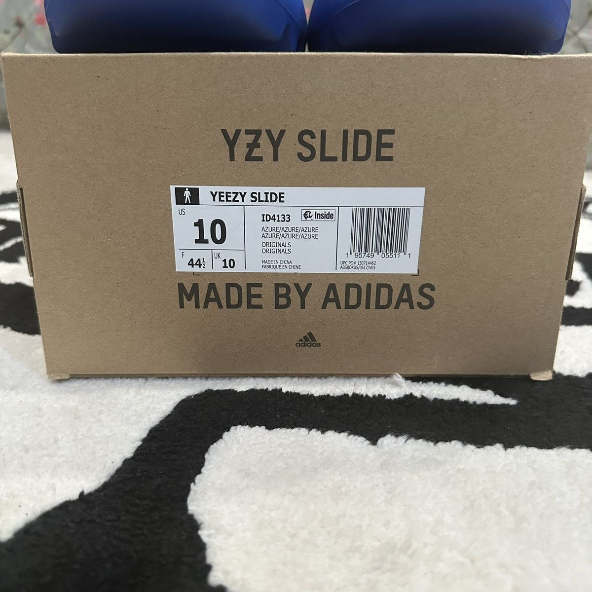 Adidas × Kanye West Adidas Yeezy Slide Azure 💙 Size US 10 / EU 43 - 2 Thumbnail