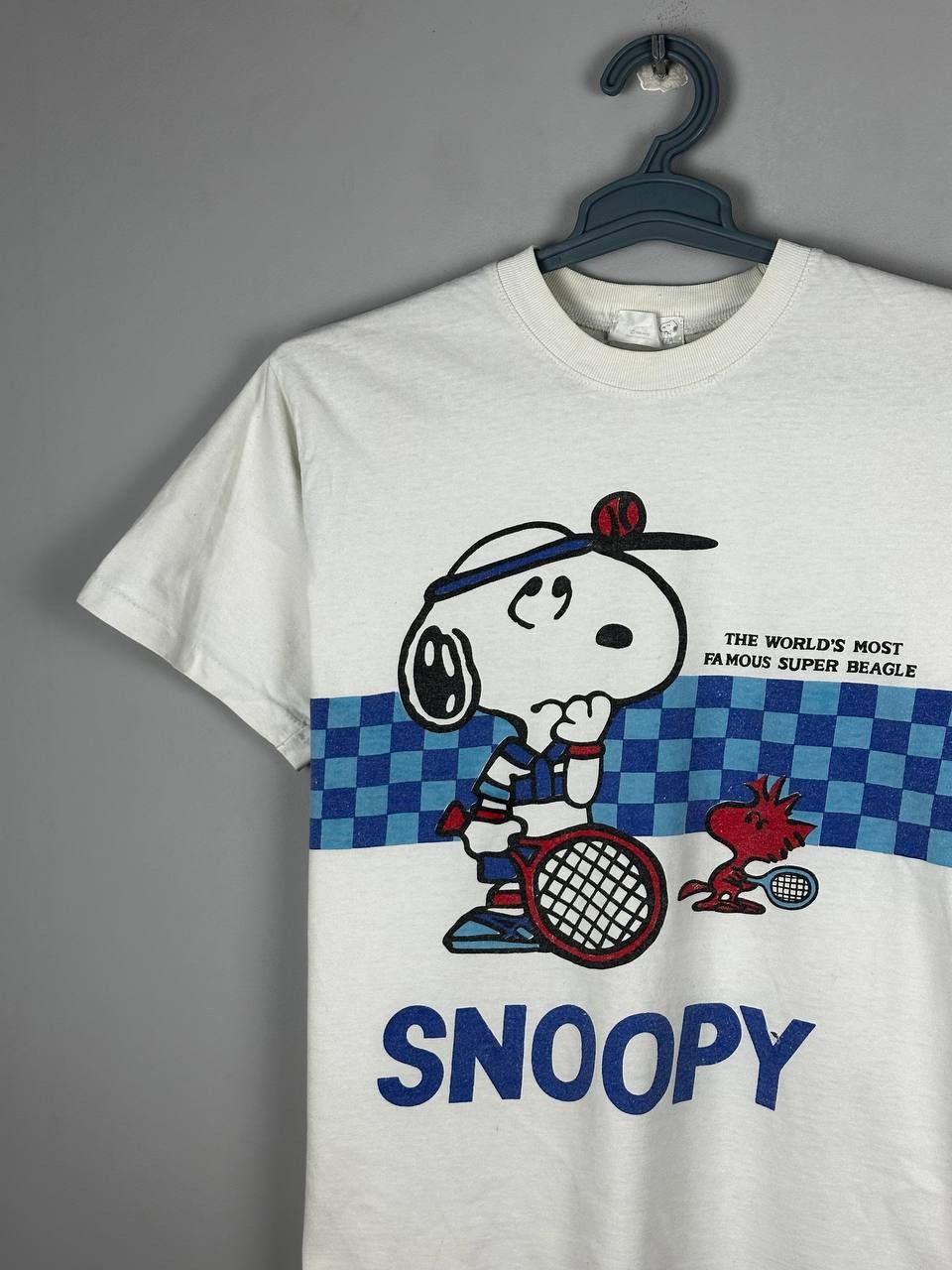 Vintage Rare 90s Vintage Peanuts Snoopy Cartoon T Shirt Size US S / EU 44-46 / 1 - 3 Thumbnail