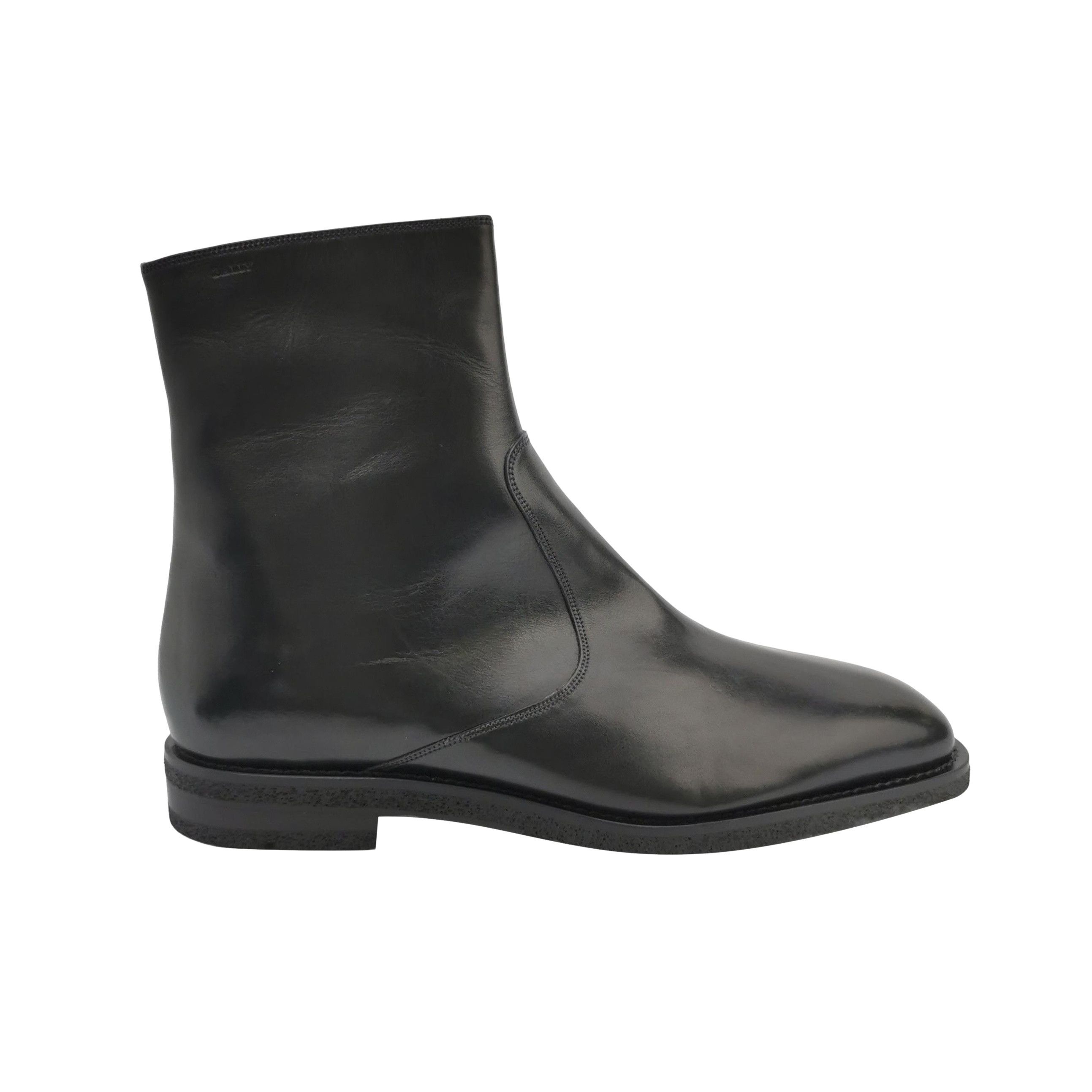 Bally Bally Leather Side Zip Boots EU 10.5 Size US 11 / EU 44 - 1 Thumbnail