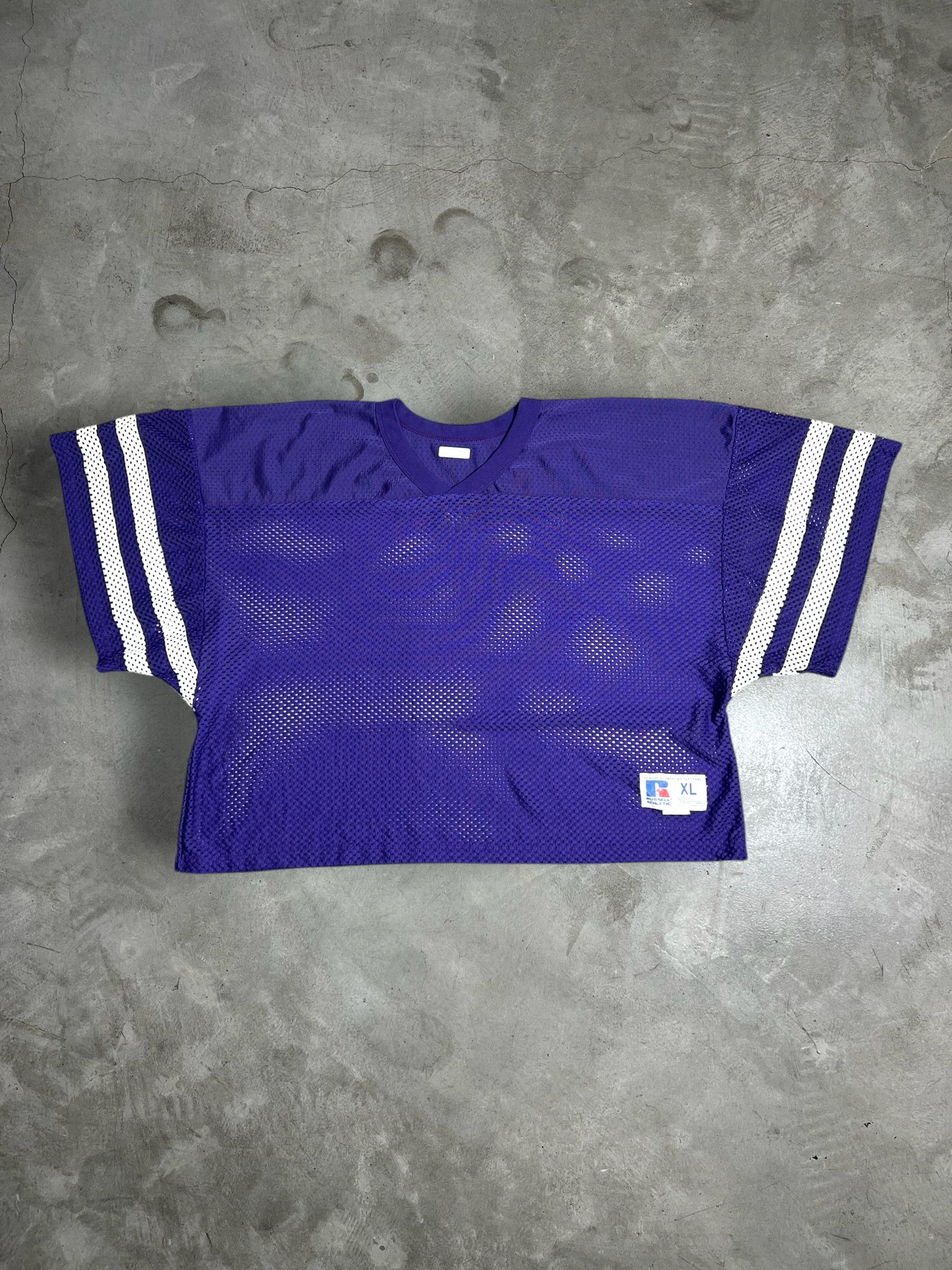 Russell Athletic Y2K Vintage Russell Athletic Purple Mesh Jersey (XL) GTME643 Size US XL / EU 56 / 4 - 1 Thumbnail
