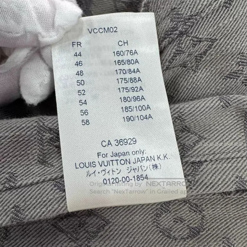 Louis Vuitton Louis Vuitton Grey Logo full-print single-breasted casual Size US M / EU 48-50 / 2 - 6 Thumbnail