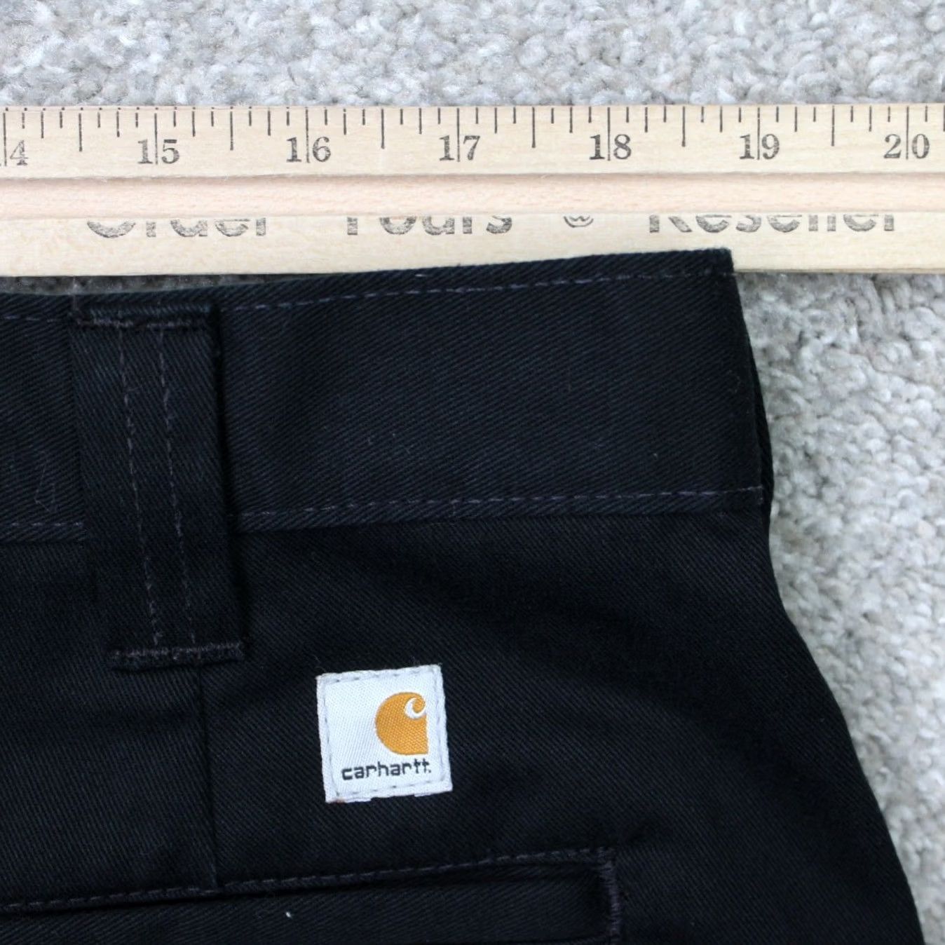 Carhartt Carhartt Pants Mens 38x36 Black Twill Polyester/Cotton Work B290 Size US 38 / EU 54 - 7 Thumbnail