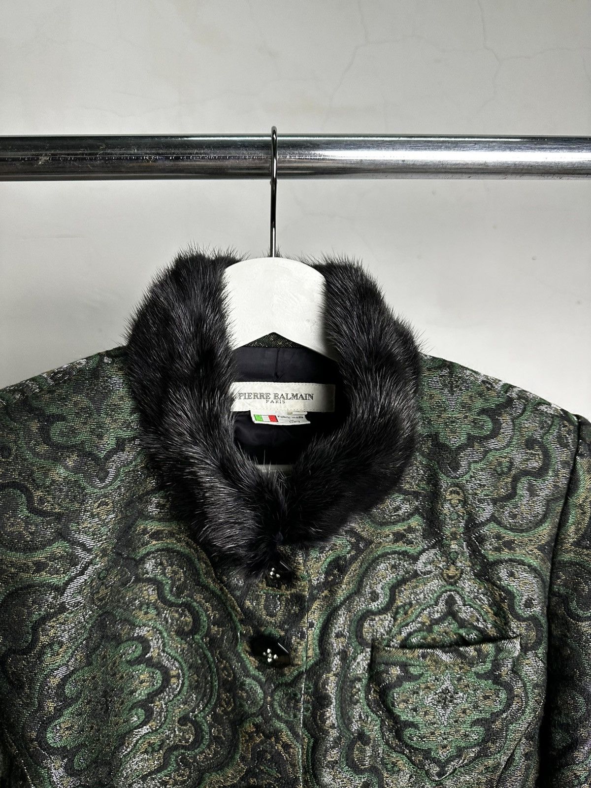Pierre Balmain Pierre Balmain Paris Fur Crafted Brocade Jacket Size M / US 6-8 / IT 42-44 - 3 Thumbnail