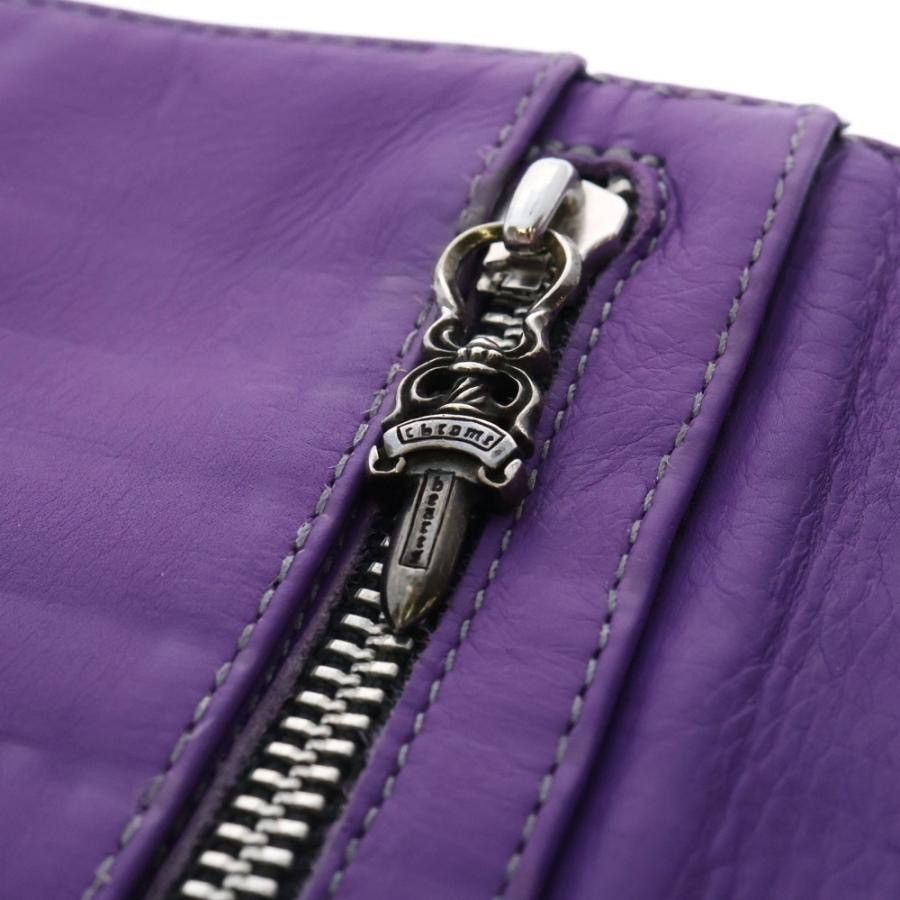 Chrome Hearts Chrome Hearts WAVE CROSS BALL Purple Leather Wallet Size ONE SIZE - 5 Thumbnail