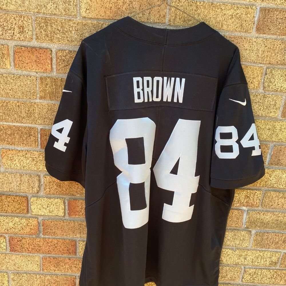 Nike Nike NFL Oakland Raiders Antonio Brown Jersey XL Black Size US XL / EU 56 / 4 - 6 Thumbnail