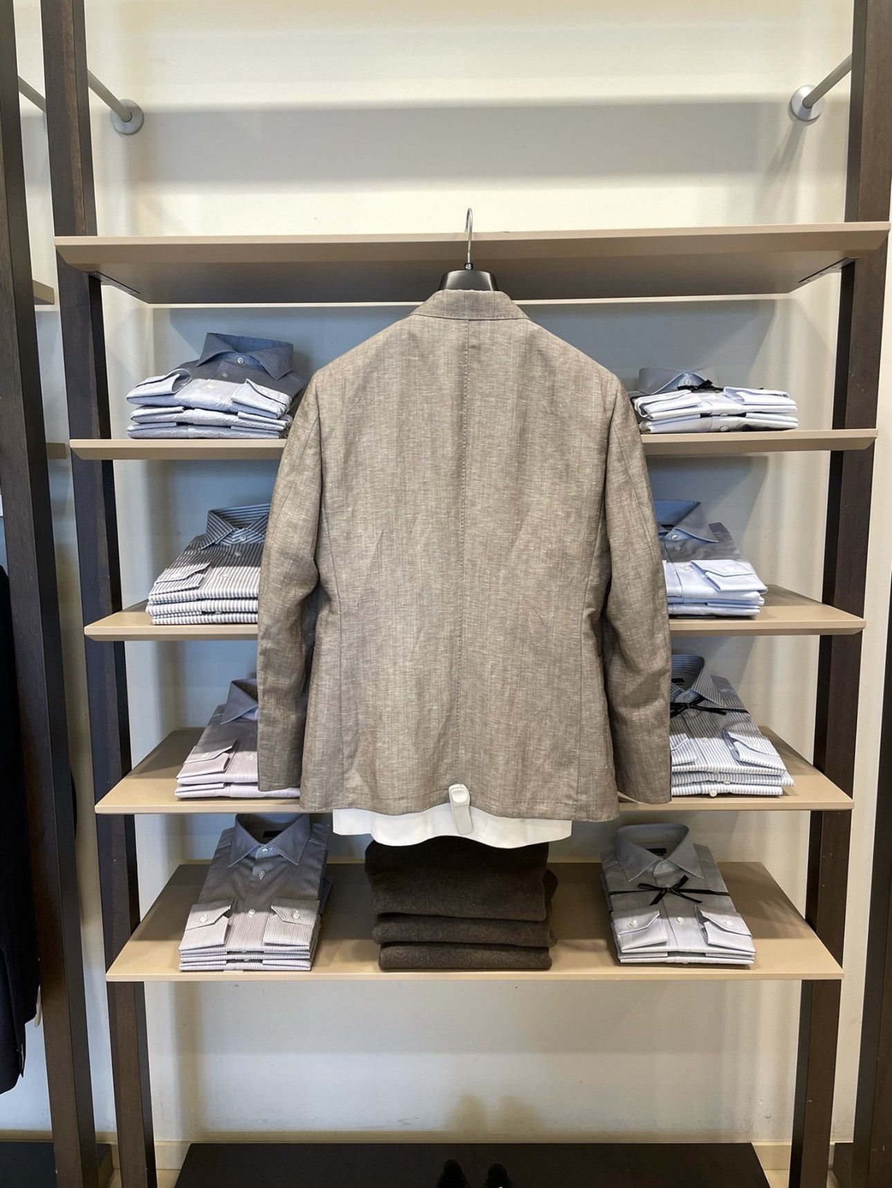 Ermenegildo Zegna × Z Zegna Zegna linen blazer casual kaki Size 48R - 5 Thumbnail