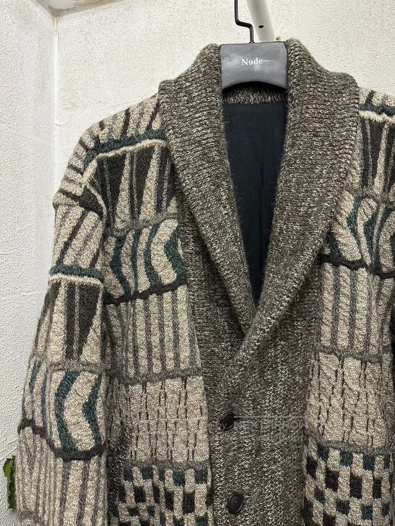 Issey Miyake Issey Miyake Cocoon Shape Ethnic Wool Double-Sided Jacket Size US M / EU 48-50 / 2 - 2 Thumbnail