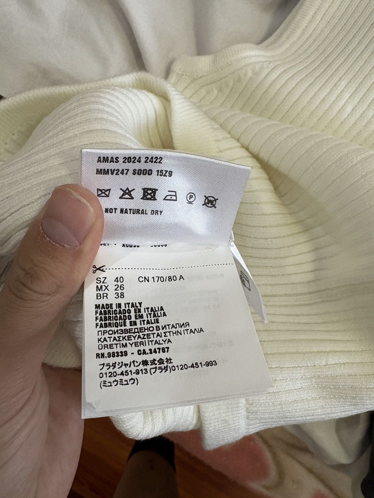 Miu Miu SS25 Logo Stripe Tank Top Size S / US 4 / IT 40 - 5 Thumbnail
