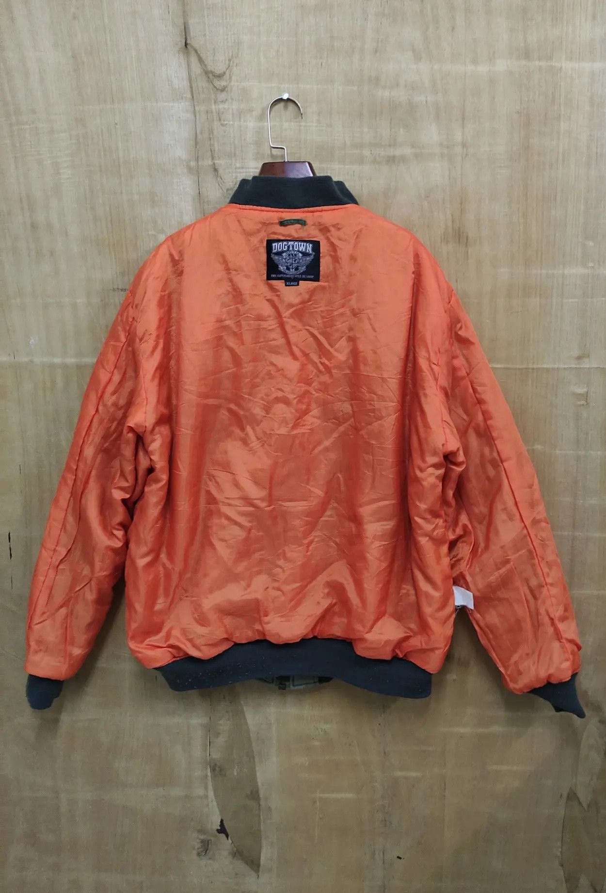 Dogtown VINTAGE 90's DOGTOWN SKATERS REVERSIBLE BOMBER JACKET Size US L / EU 52-54 / 3 - 4 Thumbnail
