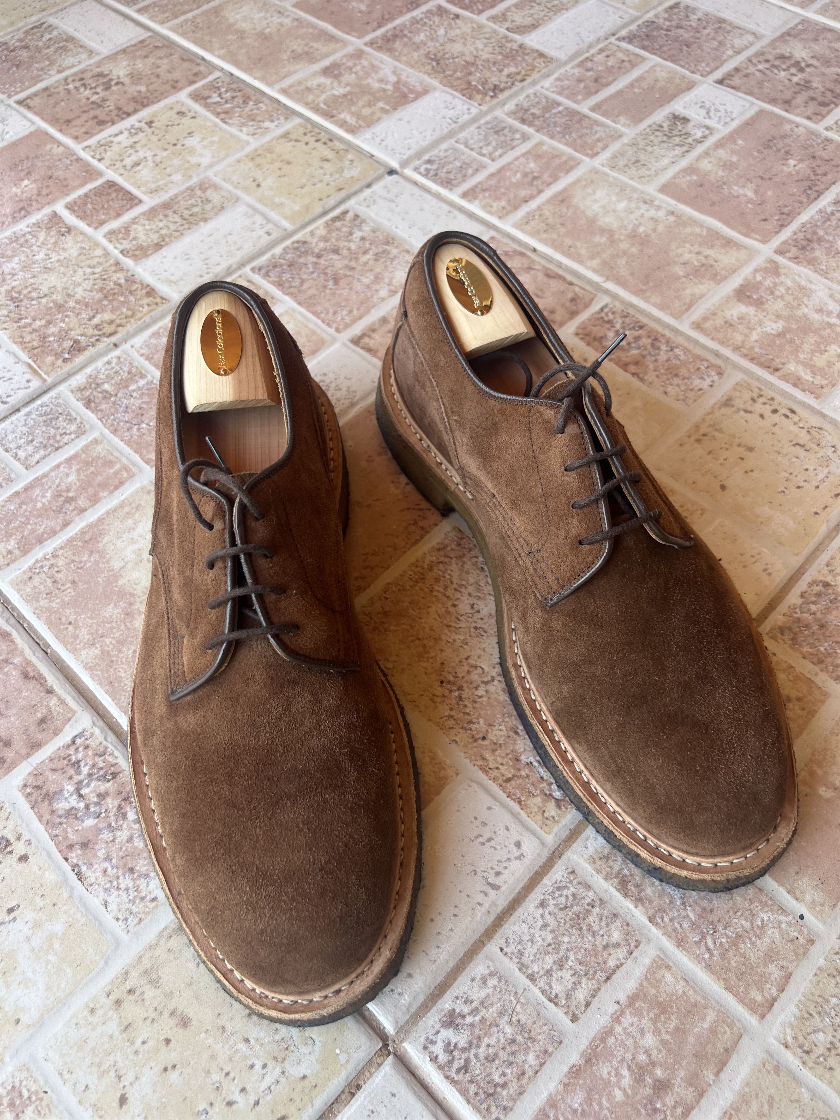 Other Trickers reverse kudu suede derbies Size US 12 / EU 45 - 2 Thumbnail
