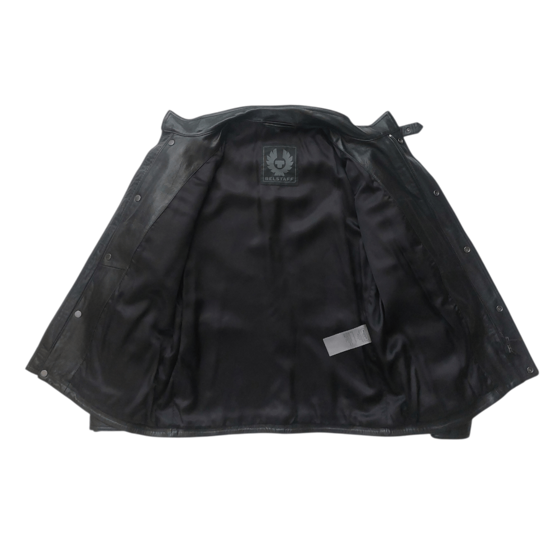 Belstaff Belstaff Woodbridge Black Leather Jacket Size US XL / EU 56 / 4 - 3 Thumbnail