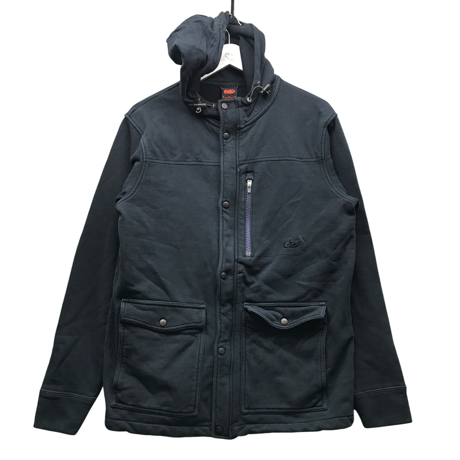 Nike Nike SB 6.0 Jacket Men Medium Full Zip Snap Pockets Navy Size US M / EU 48-50 / 2 - 1 Thumbnail
