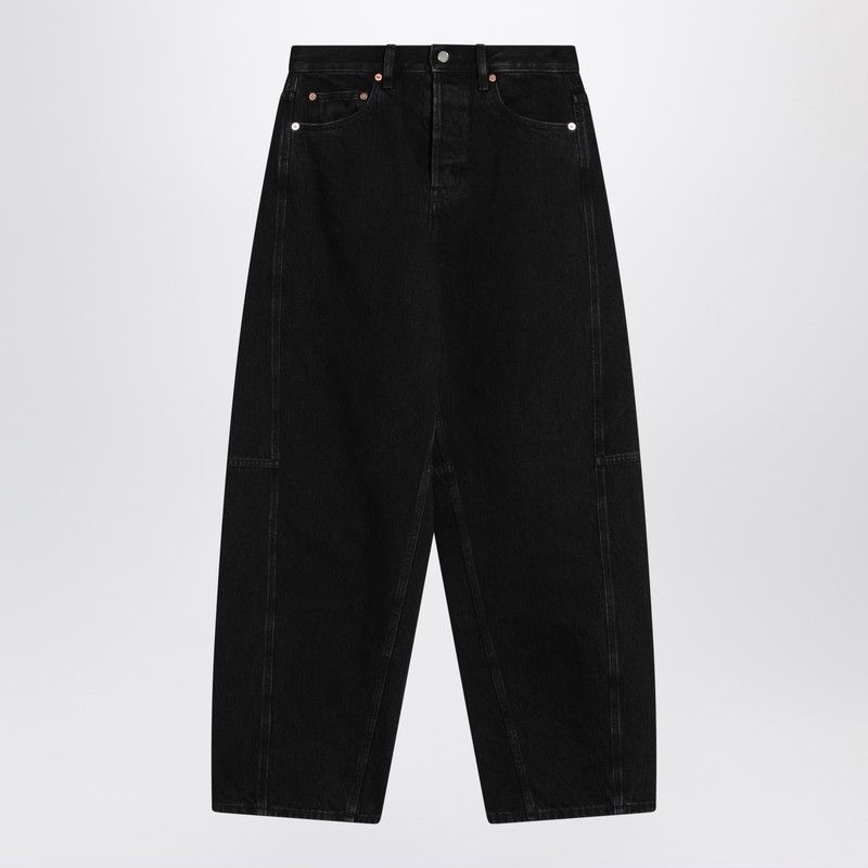 Gucci Gucci Black Wide-Leg Jeans Size 26" / US 2 / IT 38 - 1 Thumbnail
