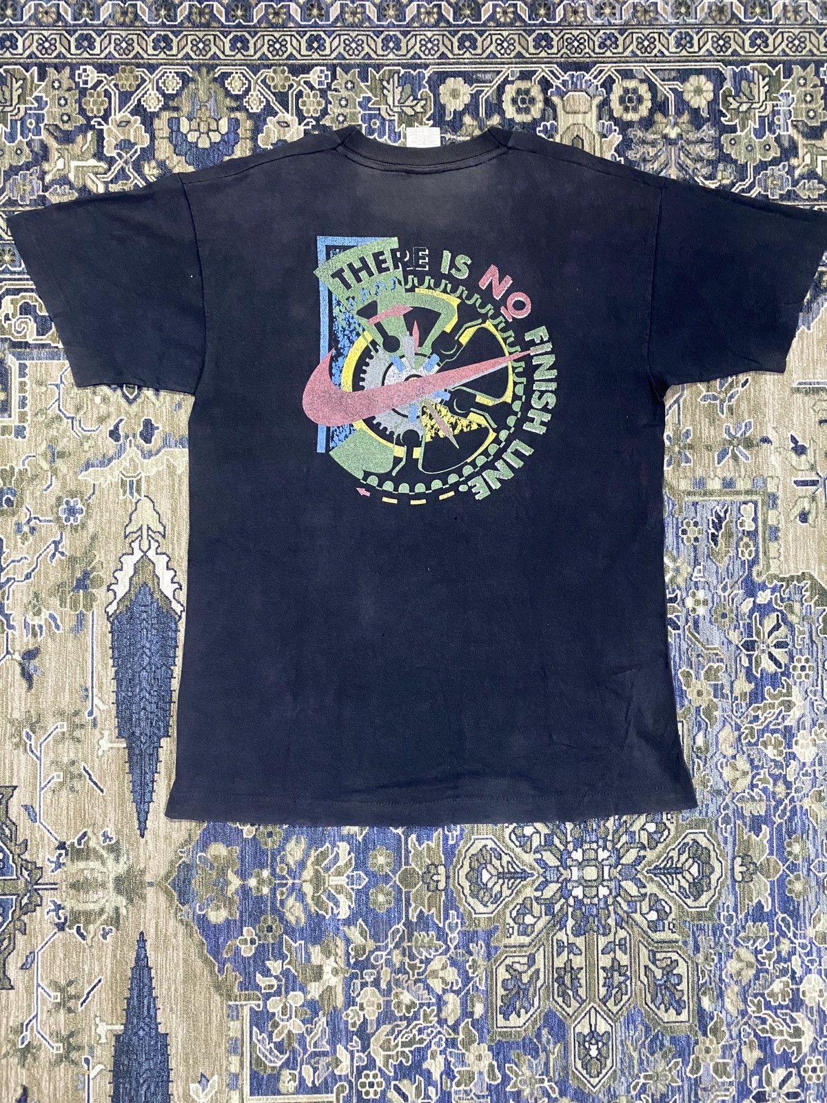 Nike × Vintage Vintage Nike There Is No Finish Line Size US M / EU 48-50 / 2 - 2 Thumbnail