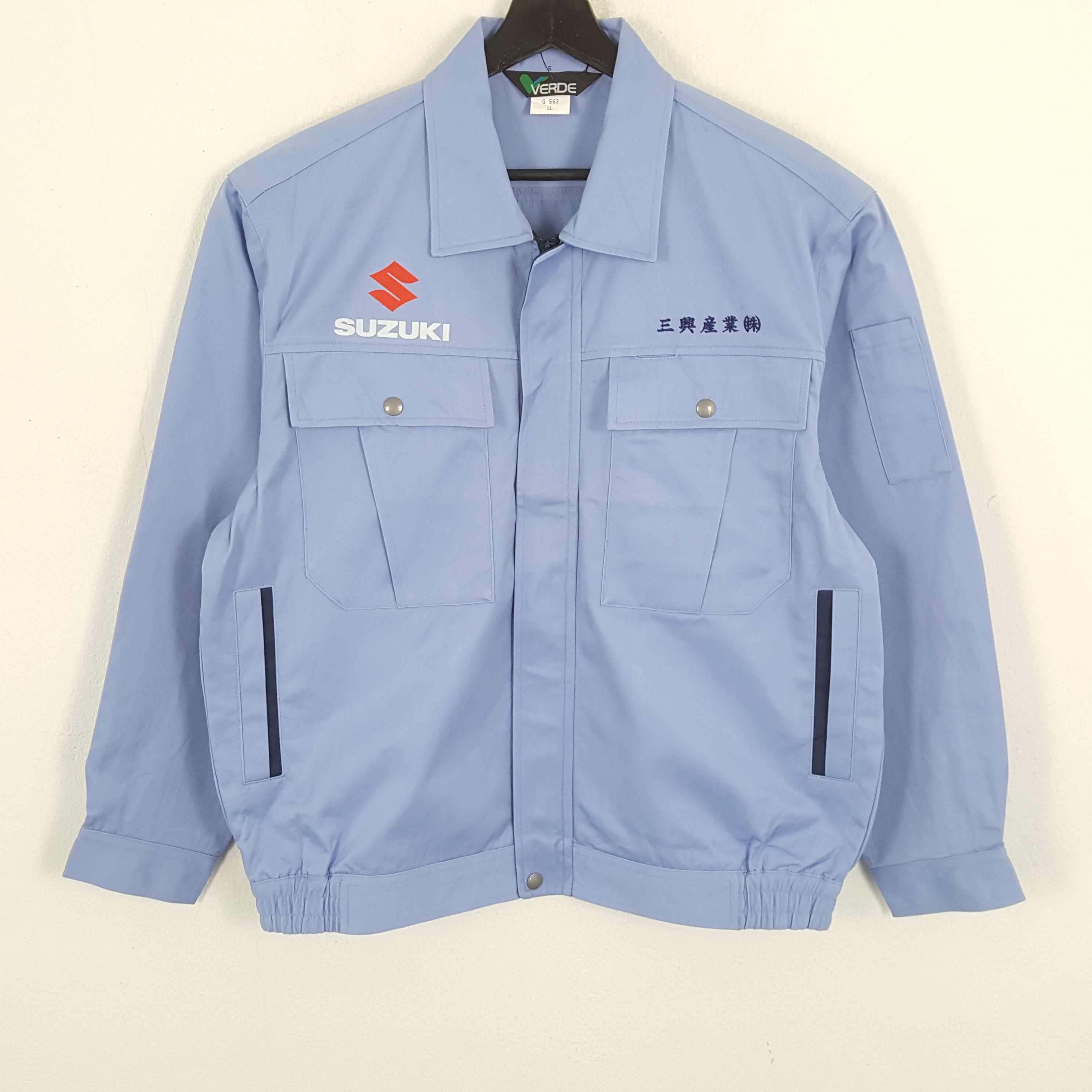 Japanese Brand × Vintage SUZUKI Japanese Motorcycle Brand Custom Art Jacket Size US L / EU 52-54 / 3 - 3 Thumbnail