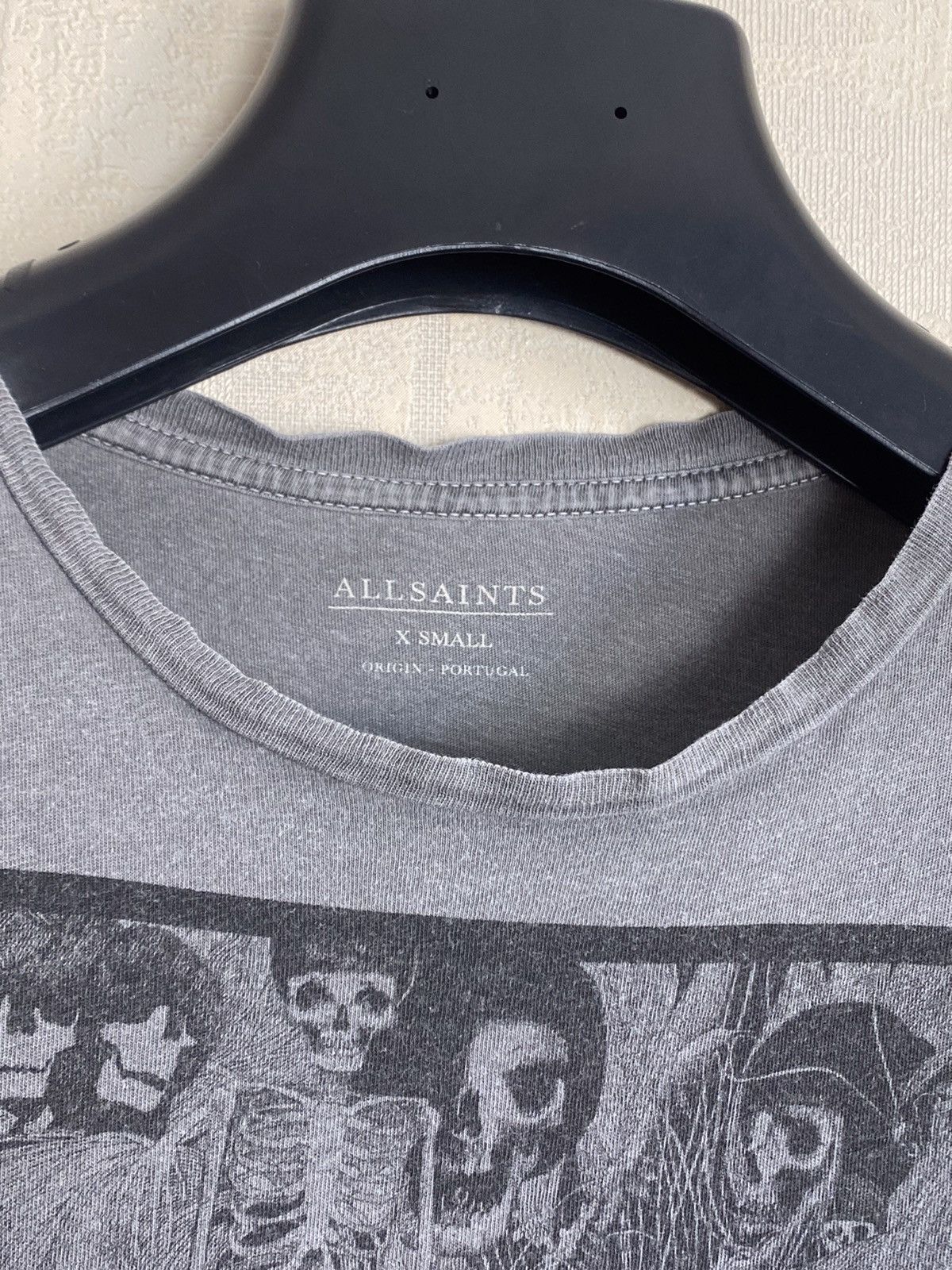 Ed Hardy 🔥 RARE Revolting Punk Allsaints T Shirt Gothic Skull Y2K Size US XS / EU 42 / 0 - 4 Thumbnail