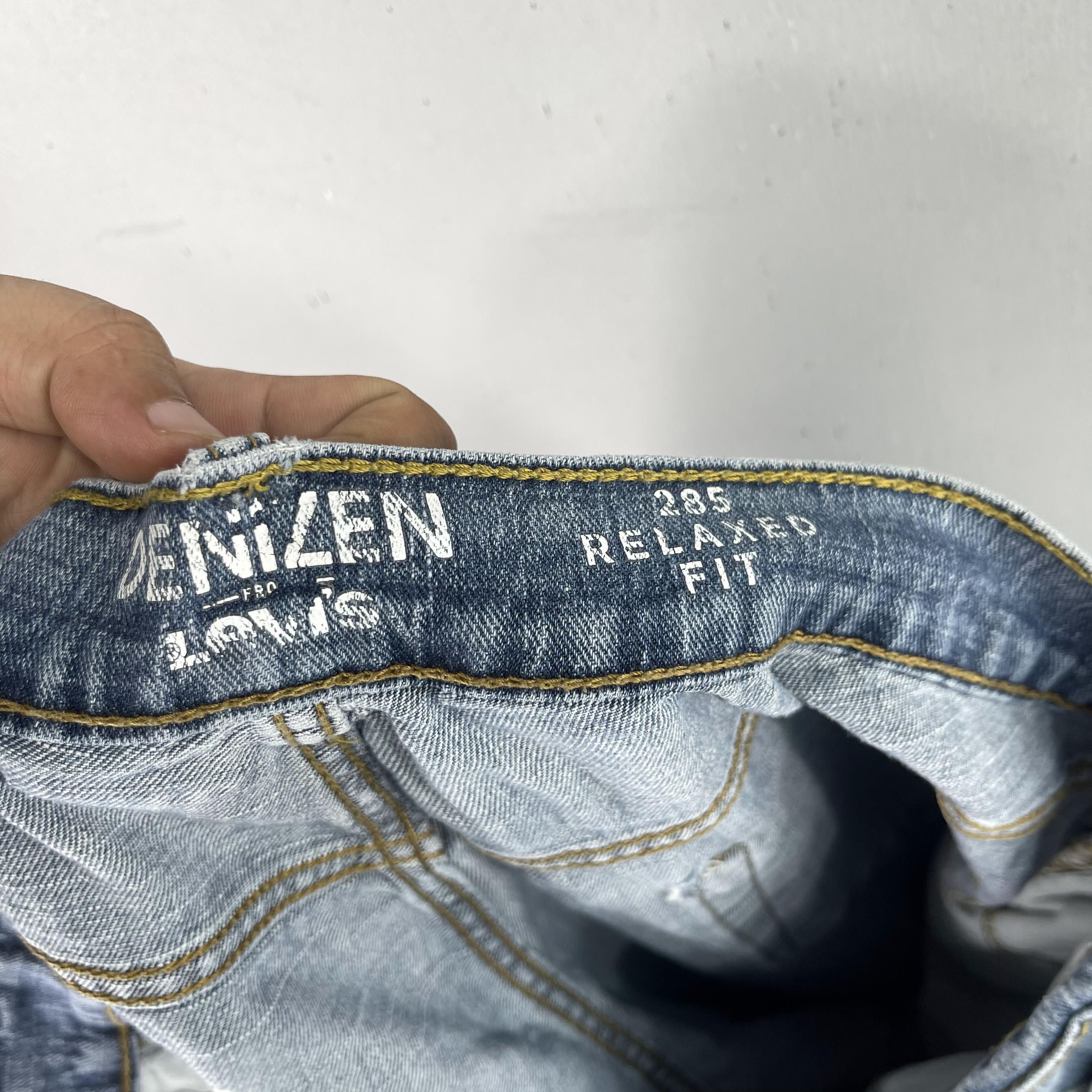 Levi's Size 37 Vintage Levis 285 Denizen Distressed Dirty Jeans Size US 37 - 5 Thumbnail