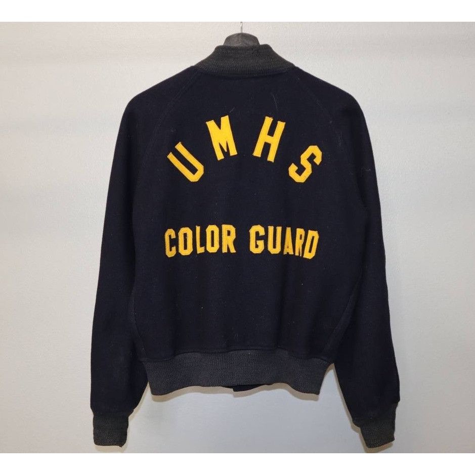 Vintage Vintage 1960s Maple Athletic Wool Varsity Jacket UMHS Size US S / EU 44-46 / 1 - 1 Thumbnail