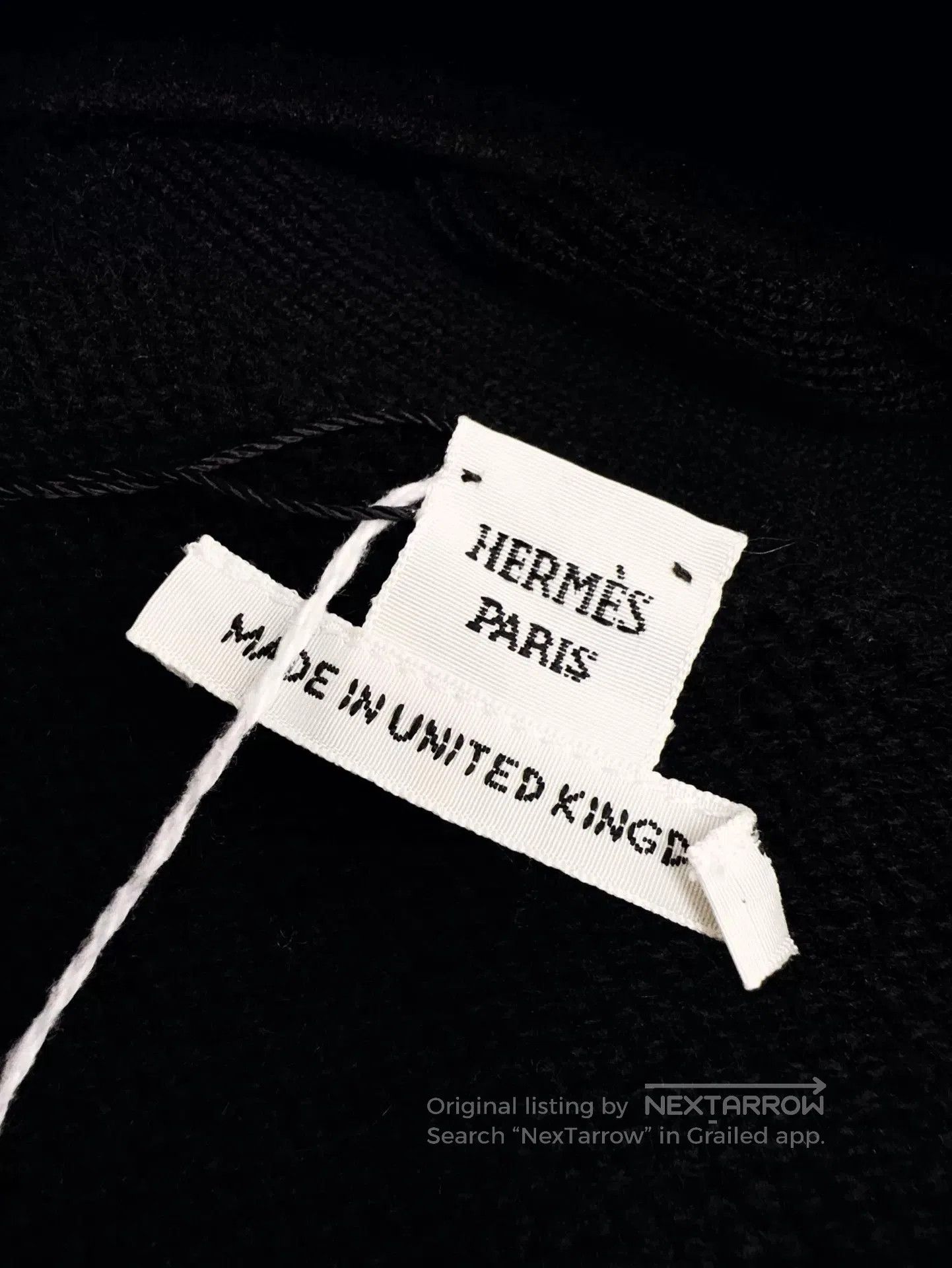 Hermes Hermes Black White Cashmere Cardigan Coat. Size US M / EU 48-50 / 2 - 6 Thumbnail