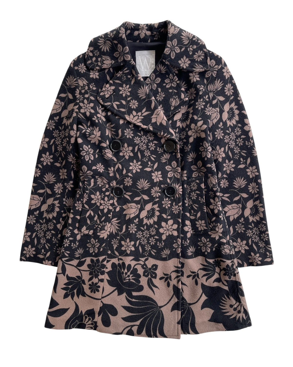 Yohji Yamamoto 1990s Yohji Yamamoto Double Breasted Floral Coats Size M / US 6-8 / IT 42-44 - 1 Thumbnail