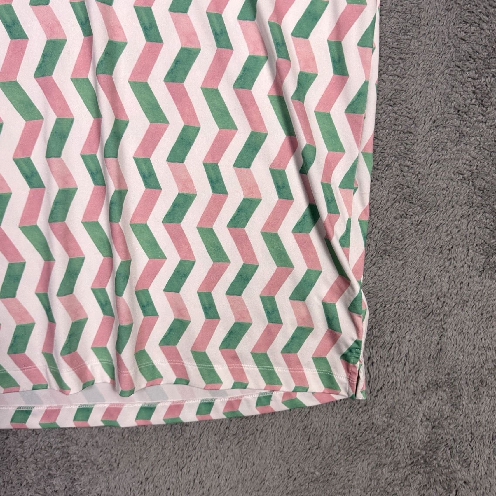 Vintage Bad Birdie Polo Shirt Men’s XL Watermelon Geometric All Over Beach Shirt Size US XL / EU 56 / 4 - 4 Thumbnail