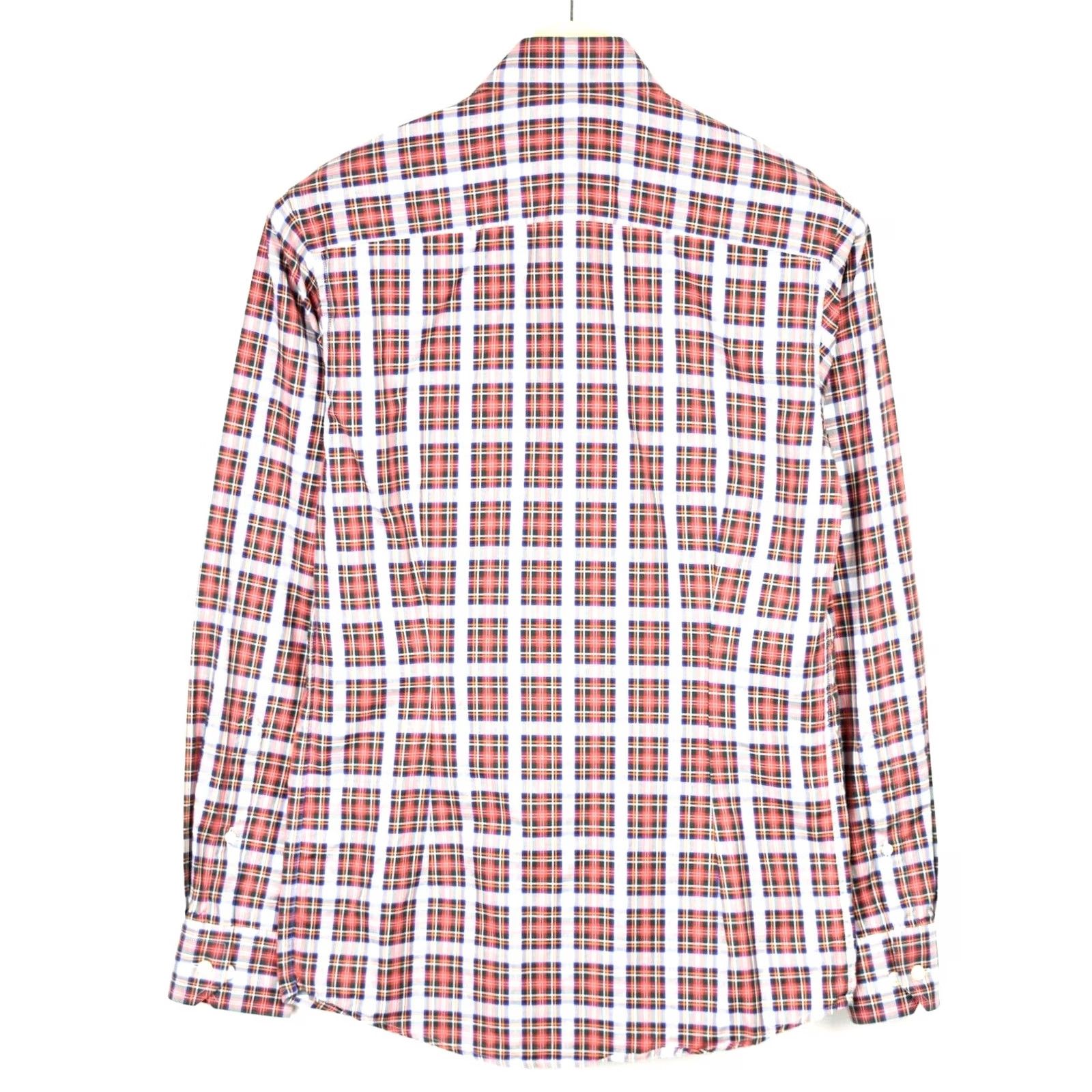 Eton ETON Slim Formal Shirt Men US 38 Checked Collar Button Up Size 38R - 2 Thumbnail