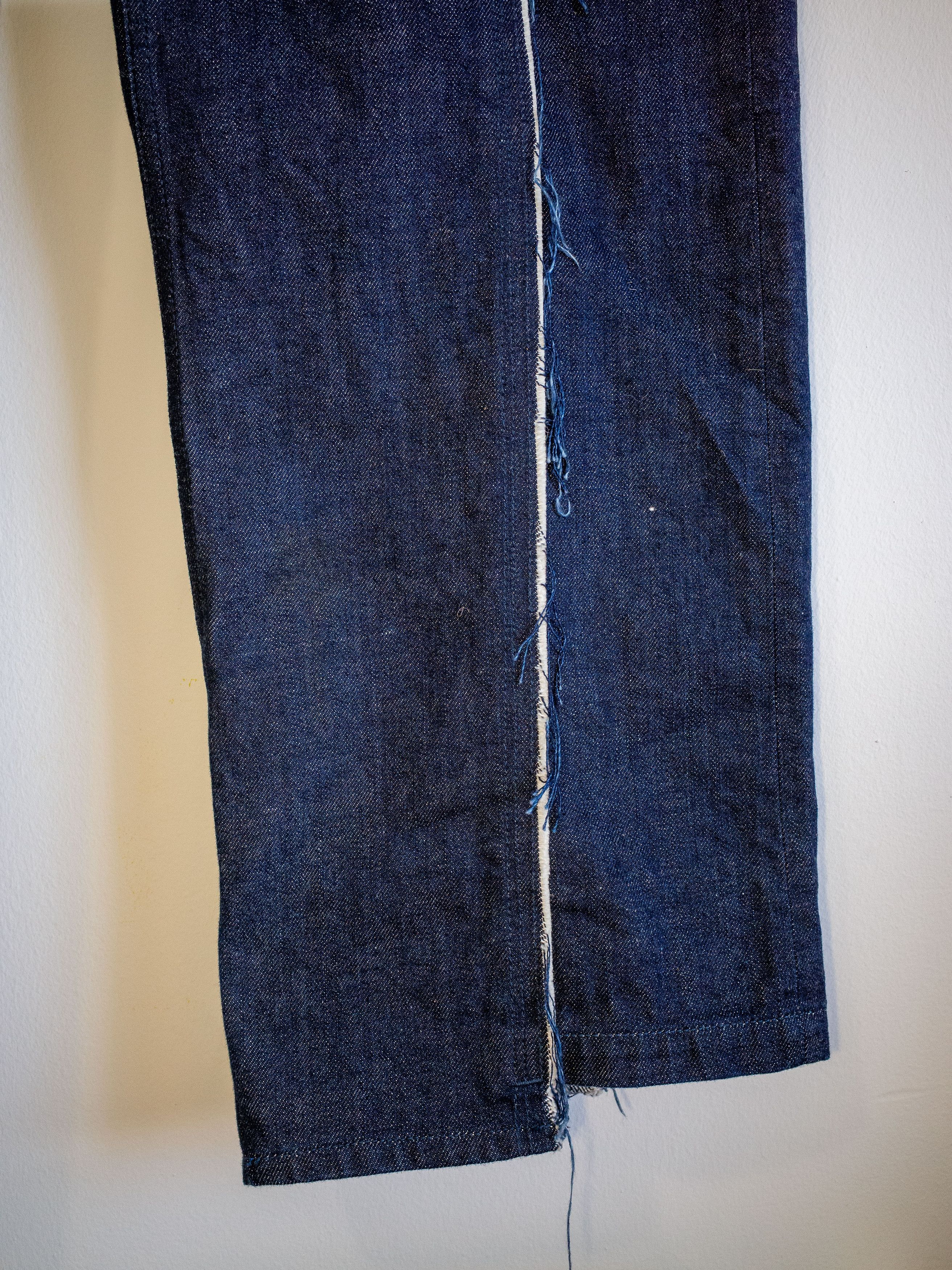 Vuja De Vuja Dé Amalia Straight Leg Raw Indigo Denim Size US 32 / EU 48 - 4 Thumbnail