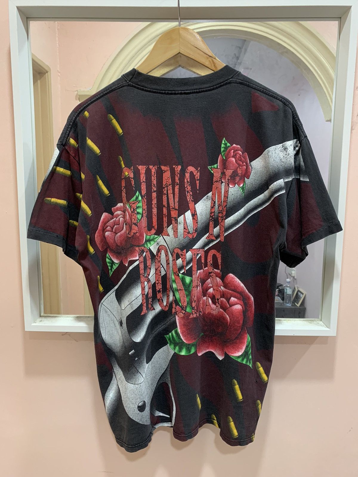 Band Tees × Rap Tees × Vintage Vintage Aop Gun N Roses Tees Size US L / EU 52-54 / 3 - 2 Thumbnail