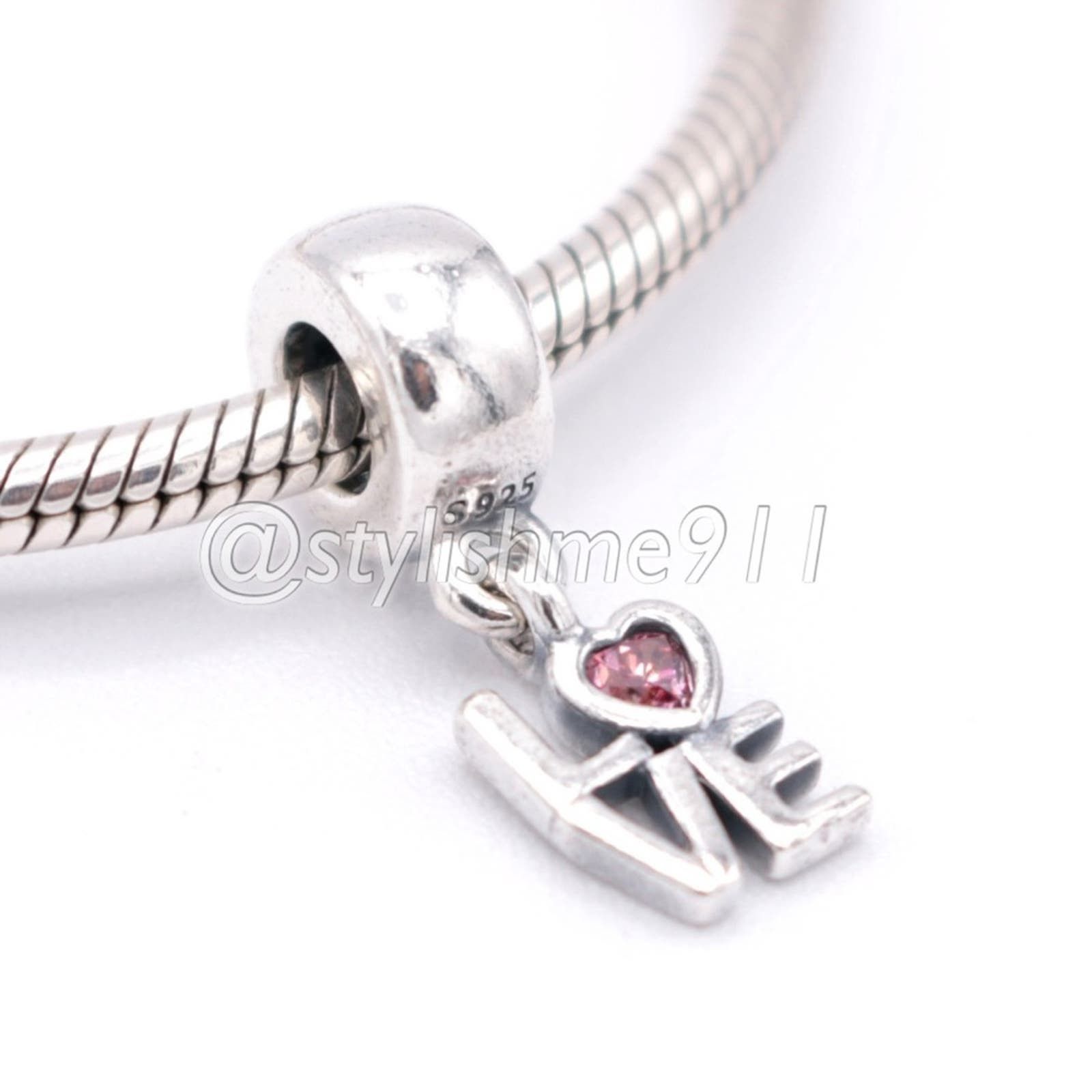 pandora Authentic PANDORA LOVE Dangle - 791253CZS Size ONE SIZE - 3 Thumbnail