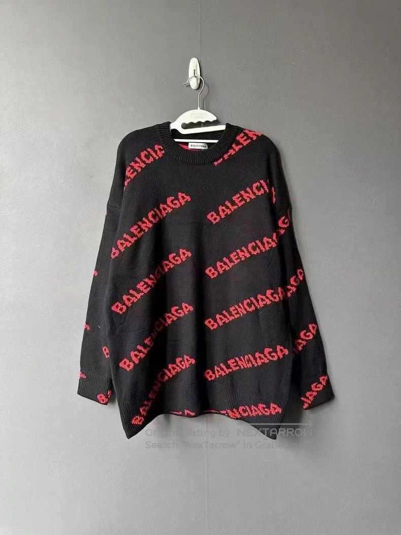 Balenciaga Balenciaga Splash Knitwear Size US S / EU 44-46 / 1 - 1 Thumbnail