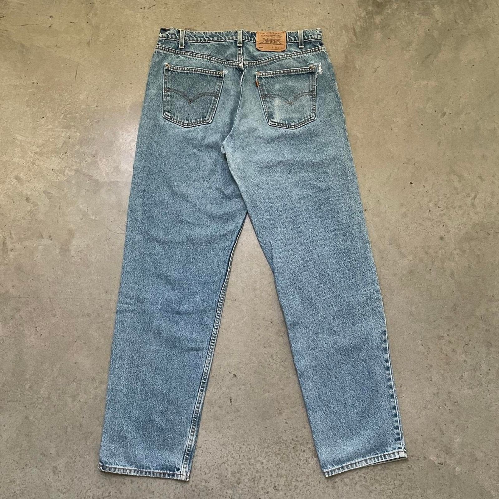 Levi's Vintage Levi’s 550 Medium Washed Jeans Size US 36 / EU 52 - 2 Thumbnail