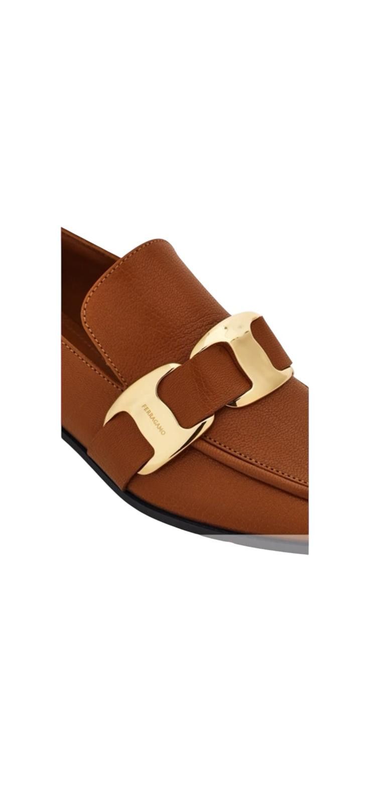 Salvatore Ferragamo Ferragamo Maxi Vara Plate Loafer Size US 7.5 / IT 37.5 - 4 Thumbnail