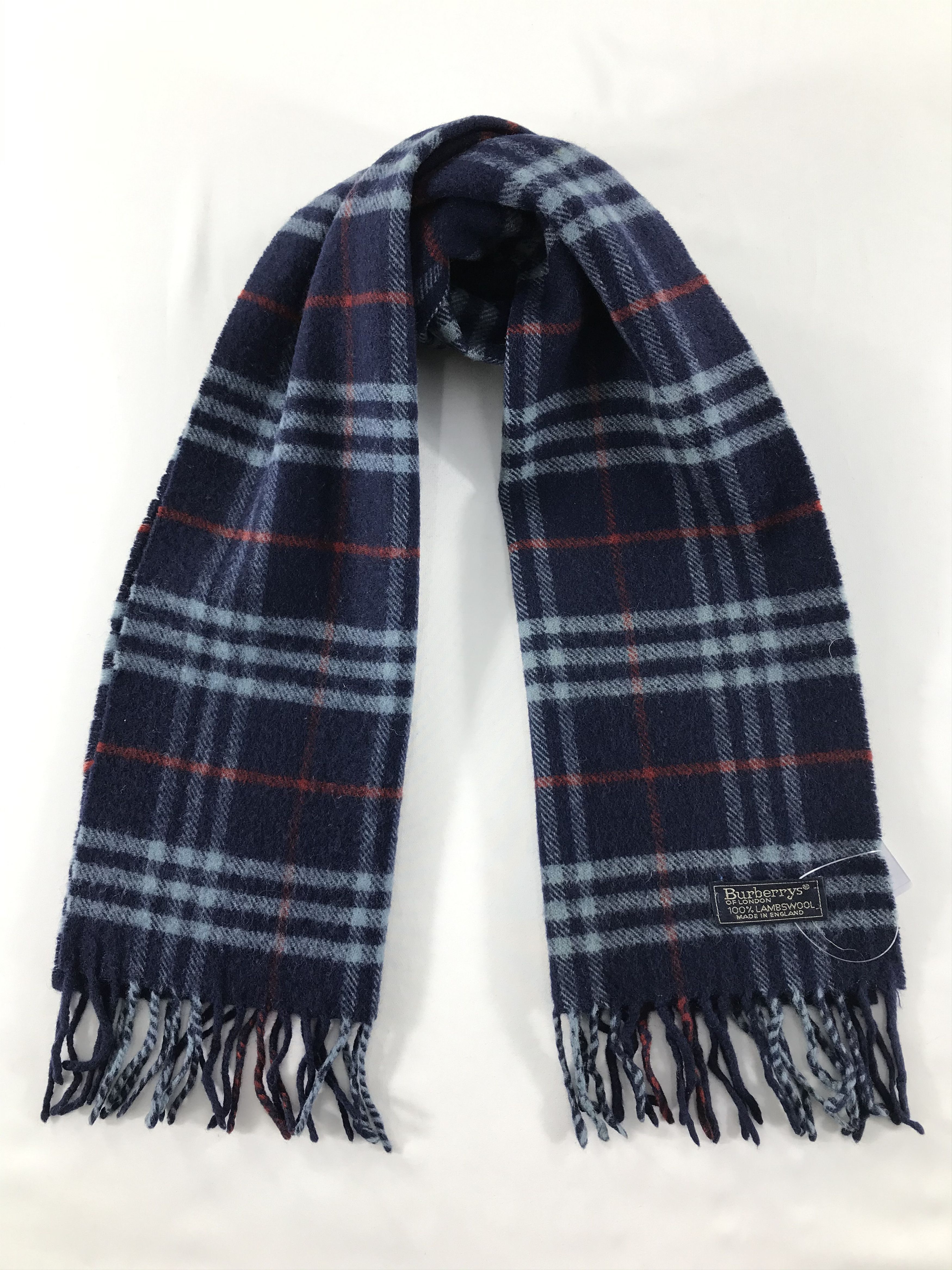 Burberry Vintage Burberry Scarf/Muffler/Neckwear MF1526 Size ONE SIZE - 1 Thumbnail
