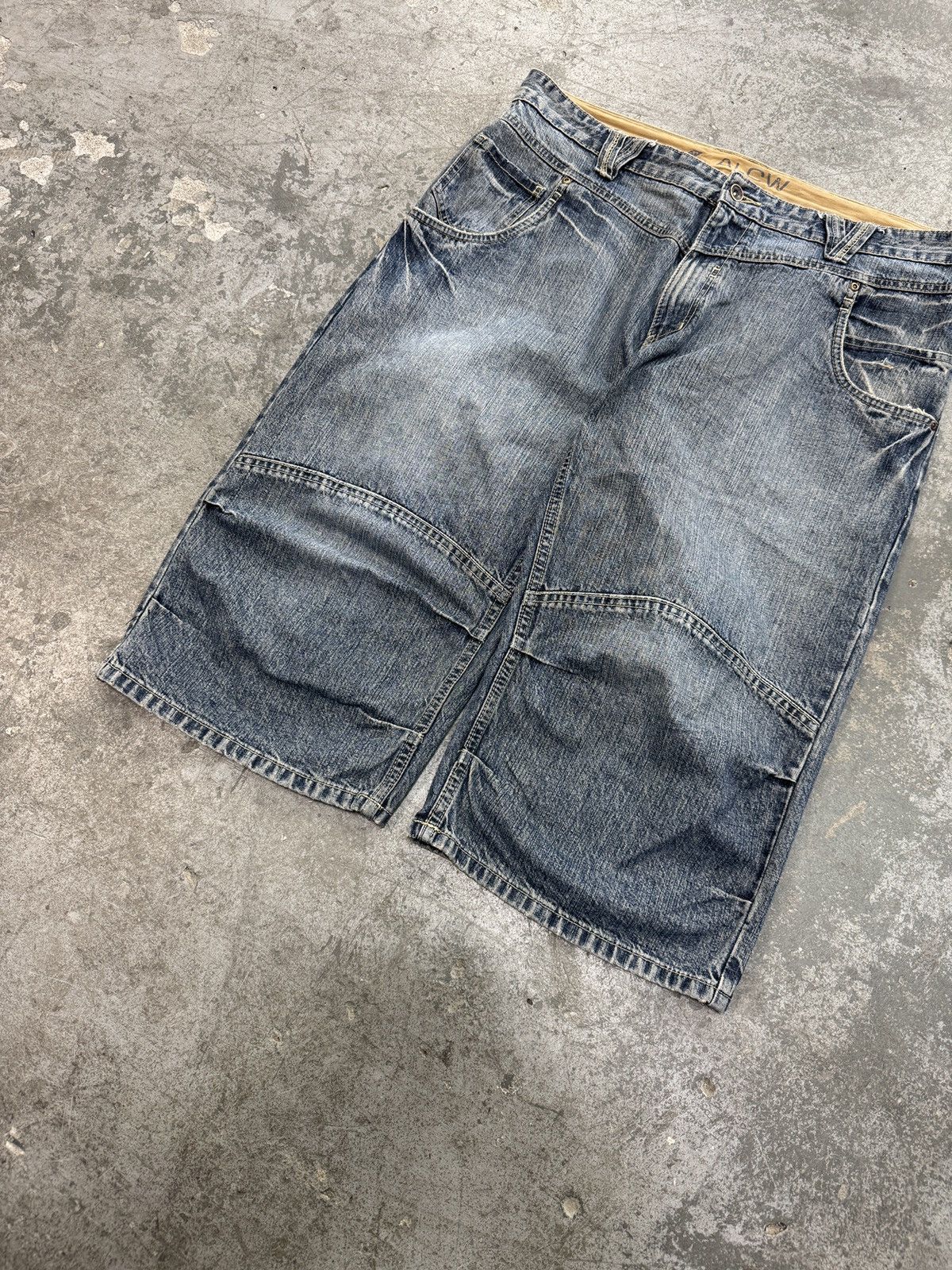 Vintage Vintage y2k Work Denim Shorts Size US 36 / EU 52 - 4 Thumbnail