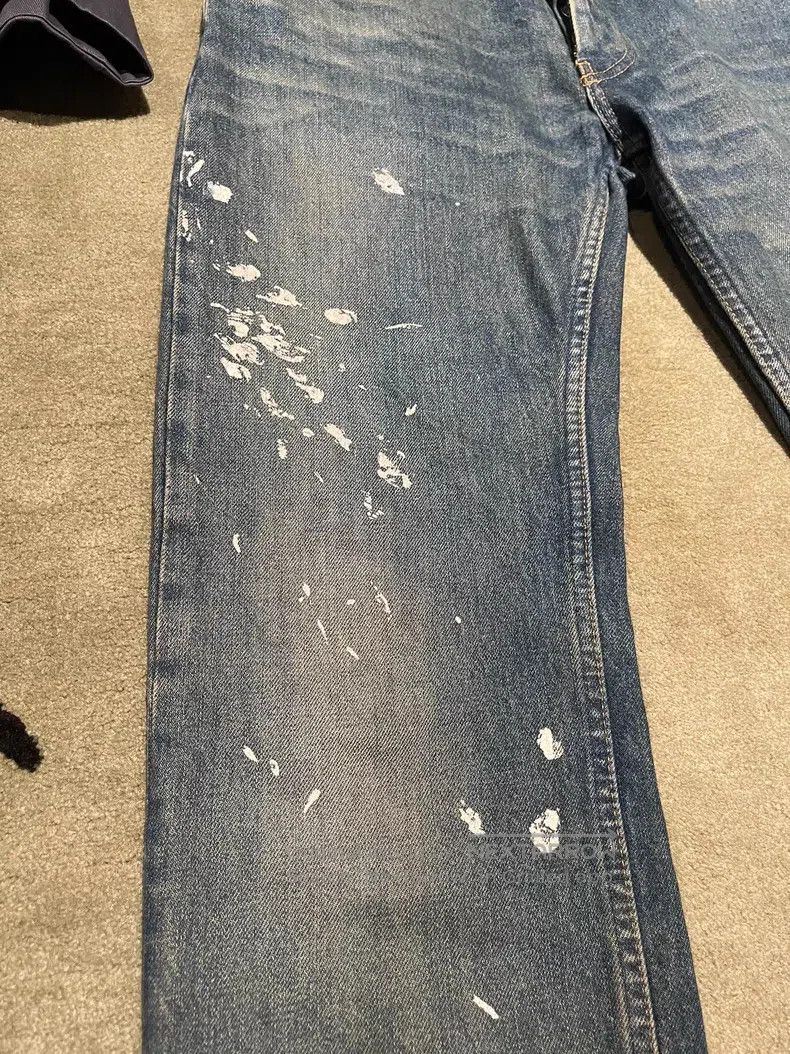 Helmut Lang HELMUT LANG Splattered Denim Pants Size US 29 - 2 Thumbnail