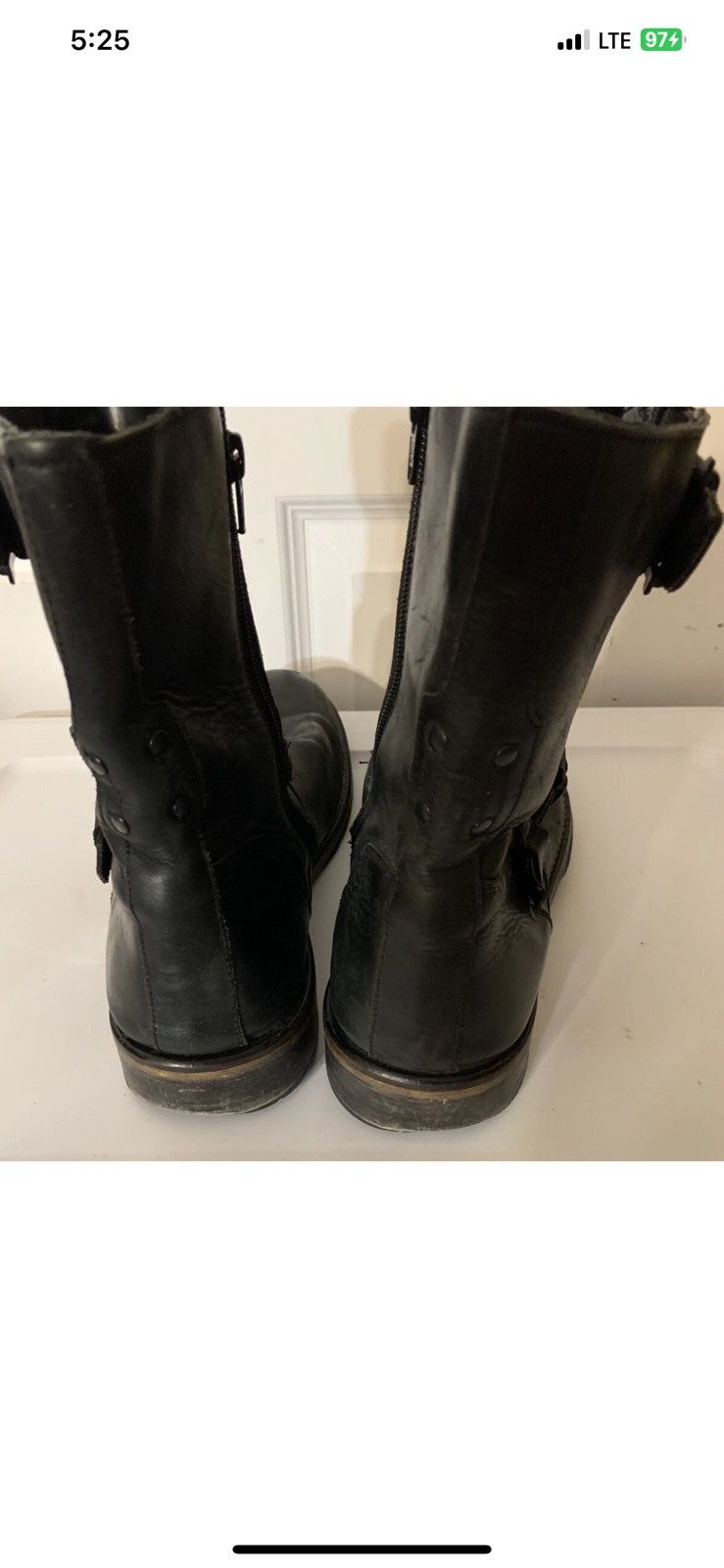 Other Red Tape Men's 10.5 Salisbury Black Leather Side Zip Boots Size US 10.5 / EU 43-44 - 11 Thumbnail