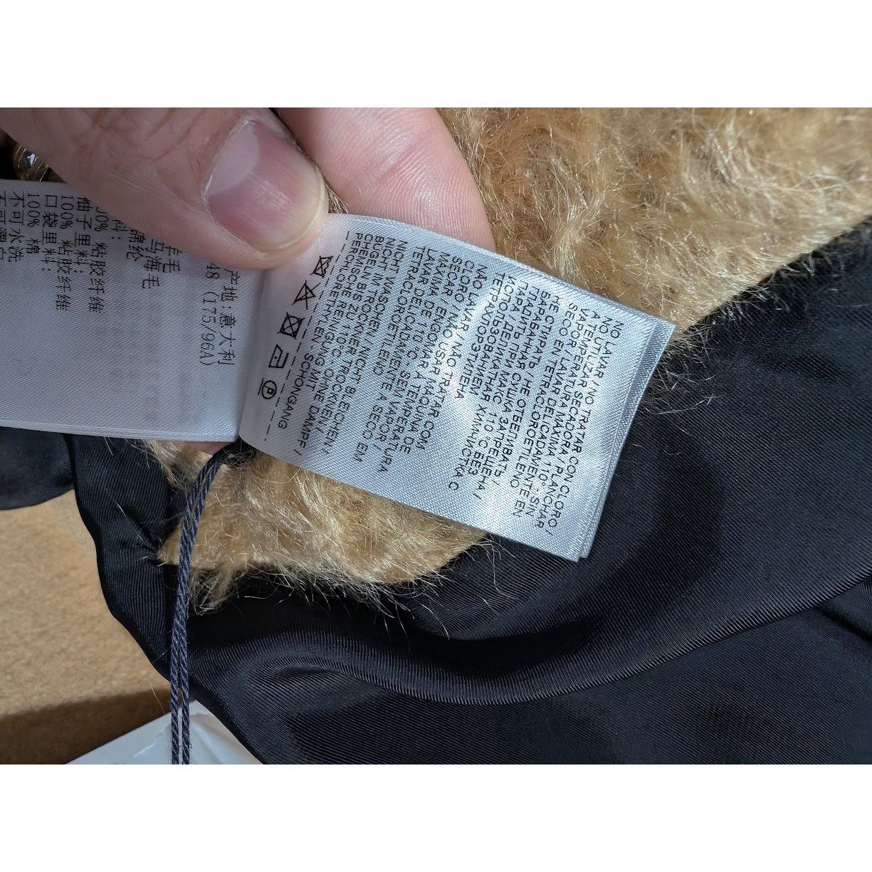 Bottega Veneta o1rshd1 Split Wool Mohair Coat in Paper Bag Size US M / EU 48-50 / 2 - 19 Thumbnail