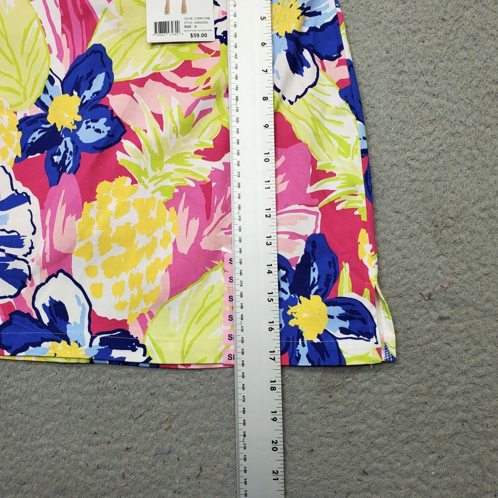Vintage Rafaella Golf Skort Women S Multi Tropical Elastic Waist Pull On Size ONE SIZE - 4 Thumbnail