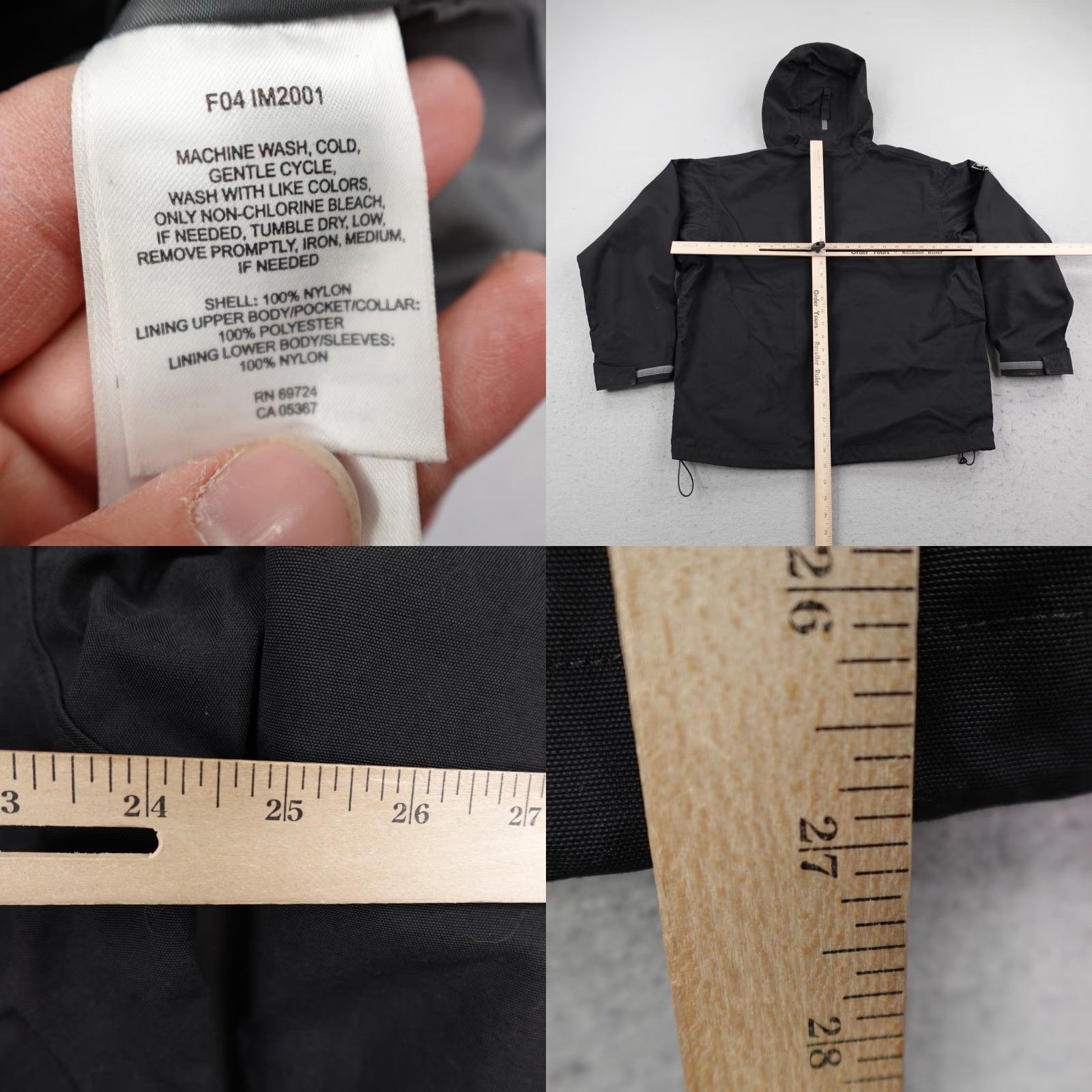 SOREL VINTAGE Sorel Jacket Mens Large Parka Rain Coat Waterproof Wind-Resistant Golf Old Greenwood Black Size US L / EU 52-54 / 3 - 8 Thumbnail