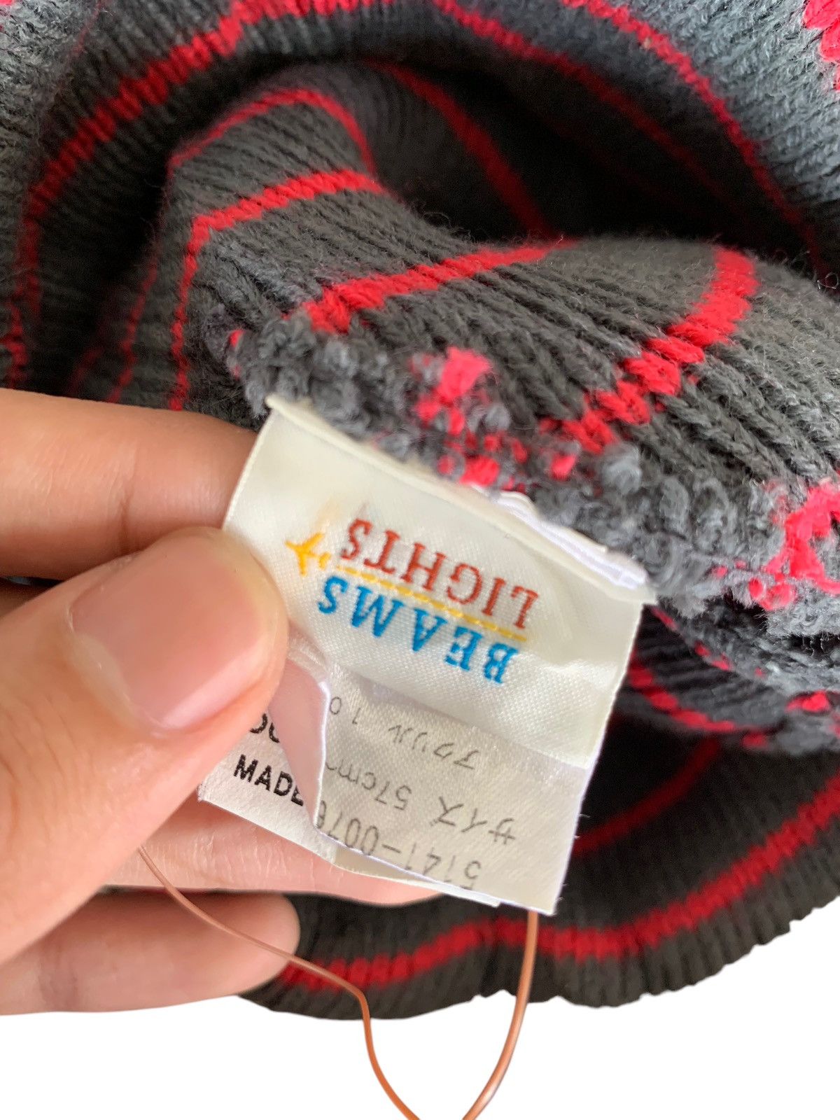 Japanese Brand × Kapital × Vintage Stripe Beams Streetwear Japanese Winter Sessions Beanie hats Size ONE SIZE - 7 Thumbnail