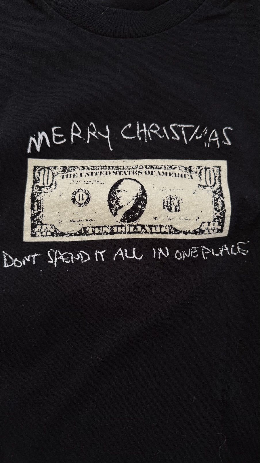 Supreme Supreme Christmas Tee Black Medium 2021 Size US M / EU 48-50 / 2 - 2 Thumbnail