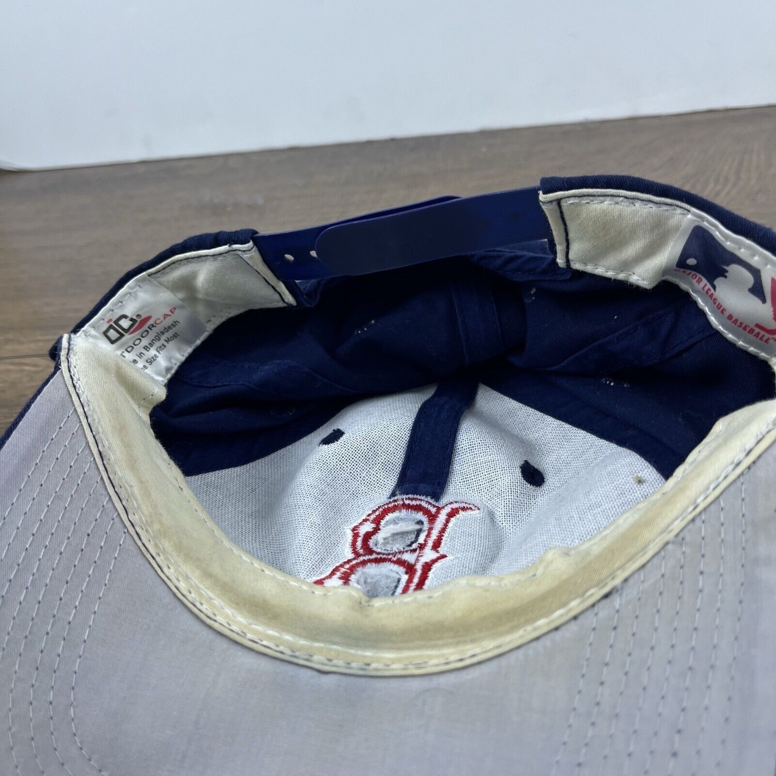 Other Boston Red Sox MLB Hat Blue Adjustable Hat Red Sox Blue Adu Size ONE SIZE - 13 Thumbnail
