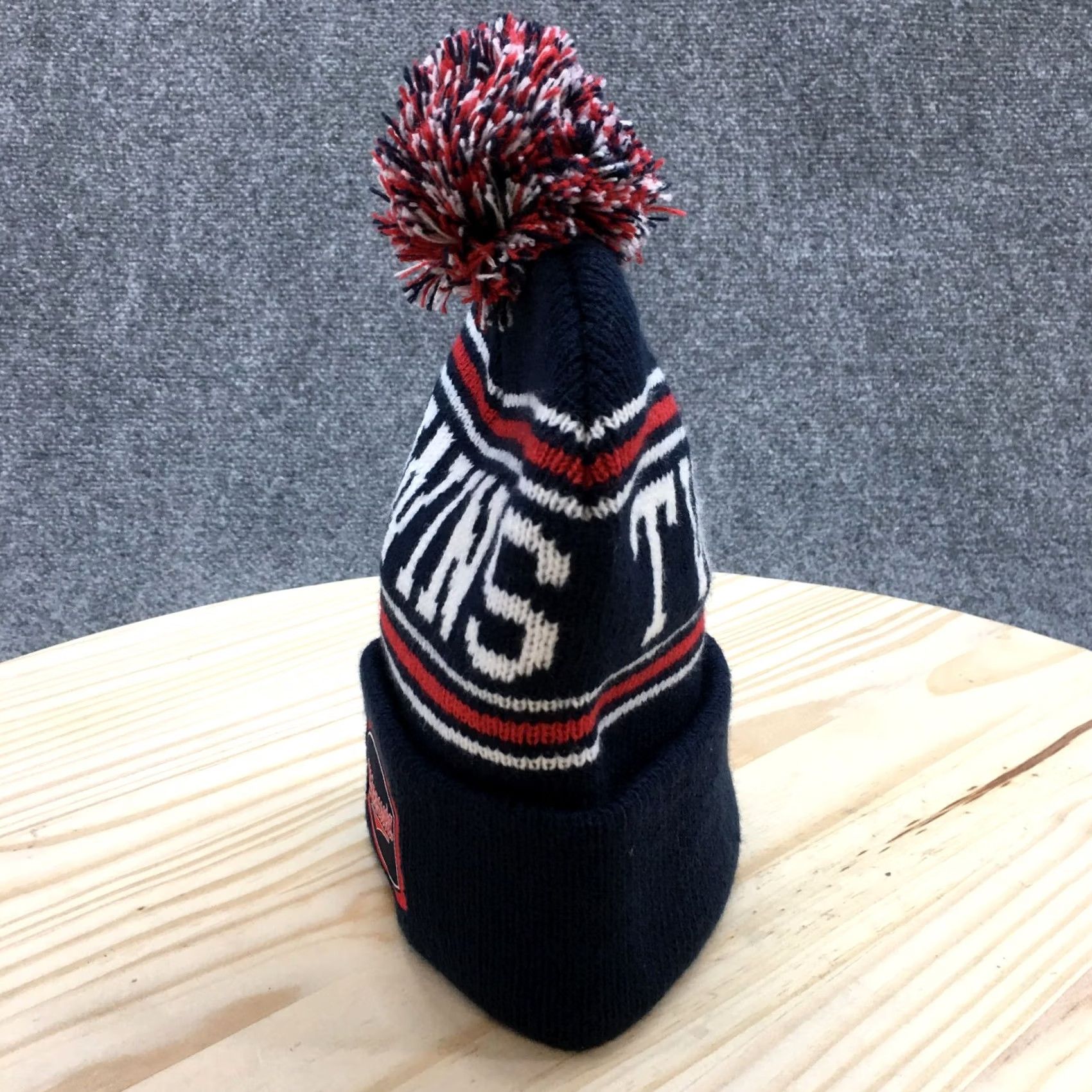 Twins Minnesota Twins Blue Knitted Acrylic Pompom Cuffed Beanie Hat Unisex OSFA Winter Size ONE SIZE - 7 Thumbnail