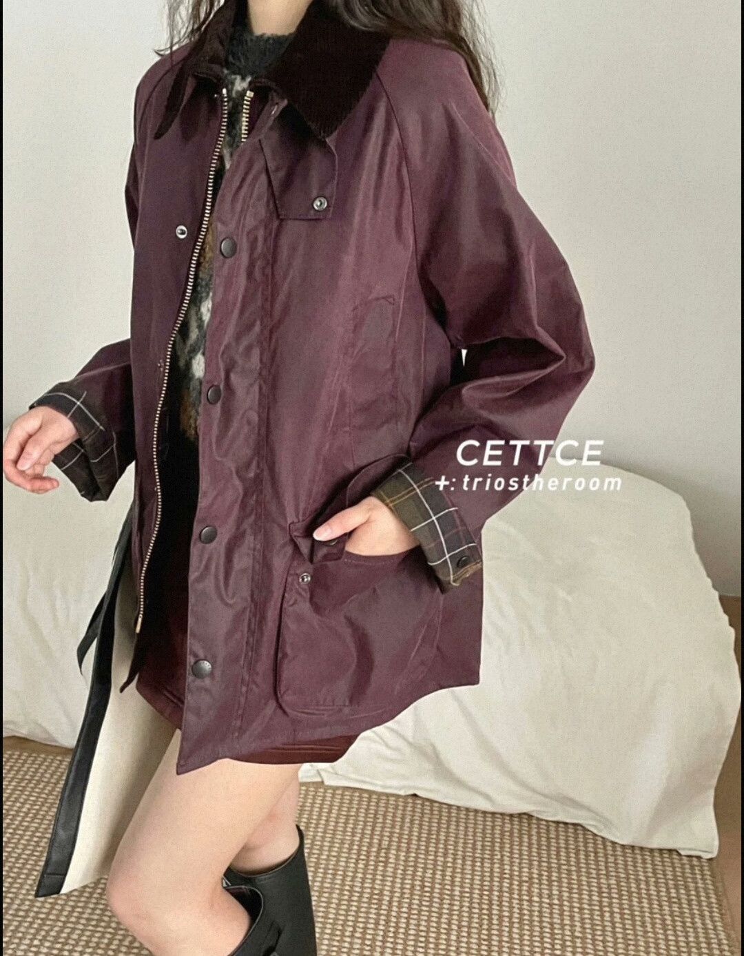 Barbour Barbour Bedale Oversize Waxed Jacket Size XS / US 0-2 / IT 36-38 - 1 Thumbnail