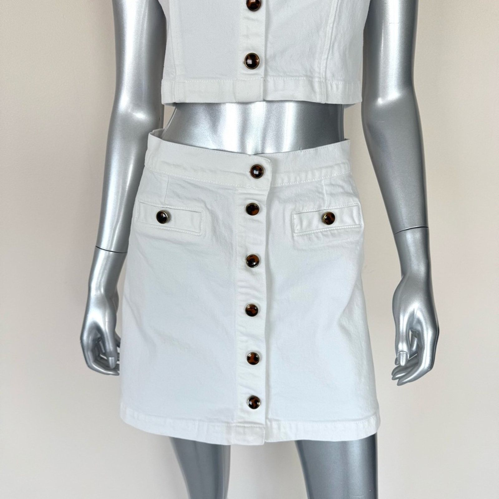 Reformation Reformation 2 pieces set skirt/top size 6 US Retail 250$ Size M / US 6-8 / IT 42-44 - 4 Thumbnail